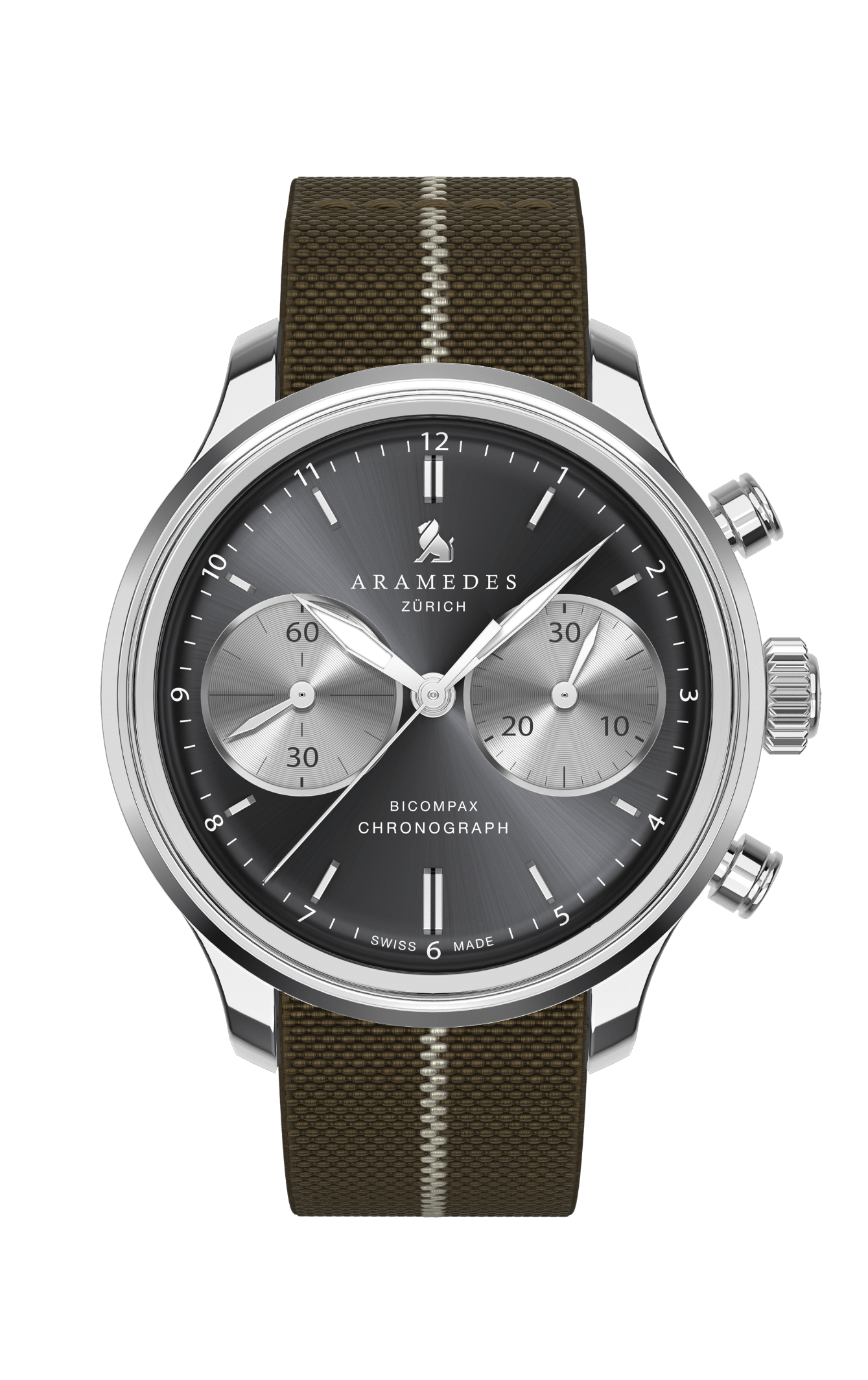 A product photo of the watch, Classictimer Chronograph, from Aramedes.