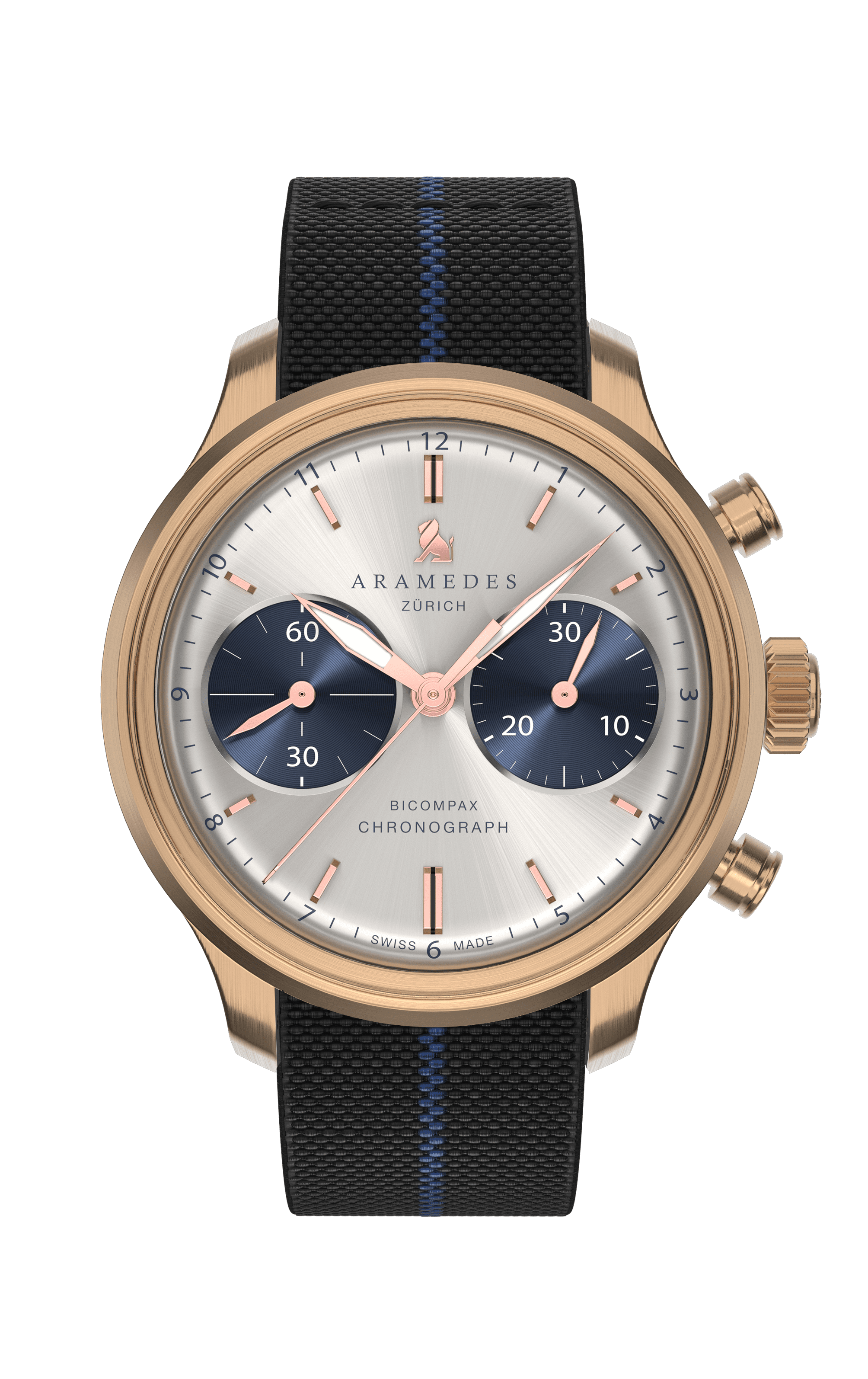 A product photo of the watch, Classictimer Chronograph, from Aramedes.