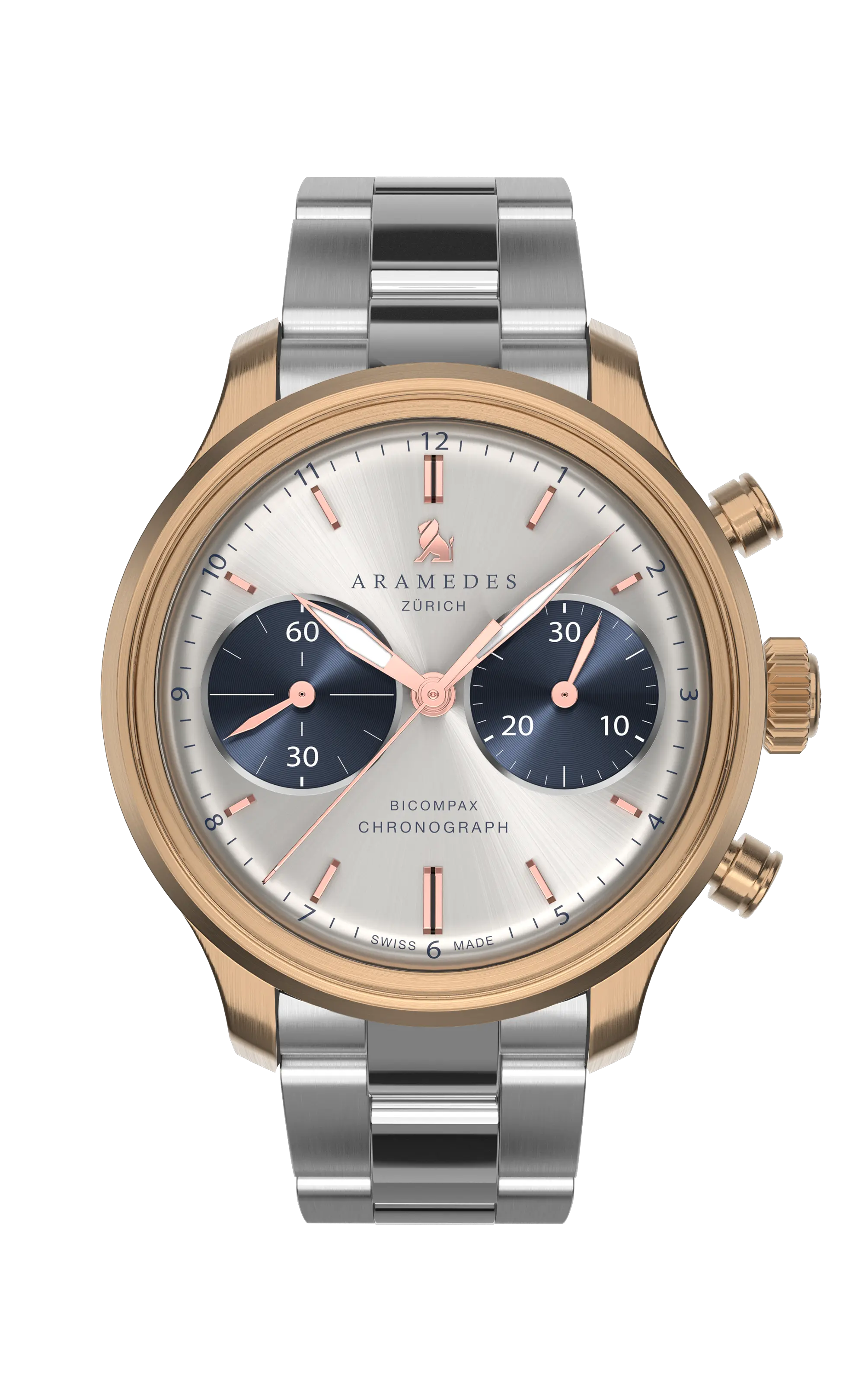 A product photo of the watch, Classictimer Chronograph, from Aramedes.