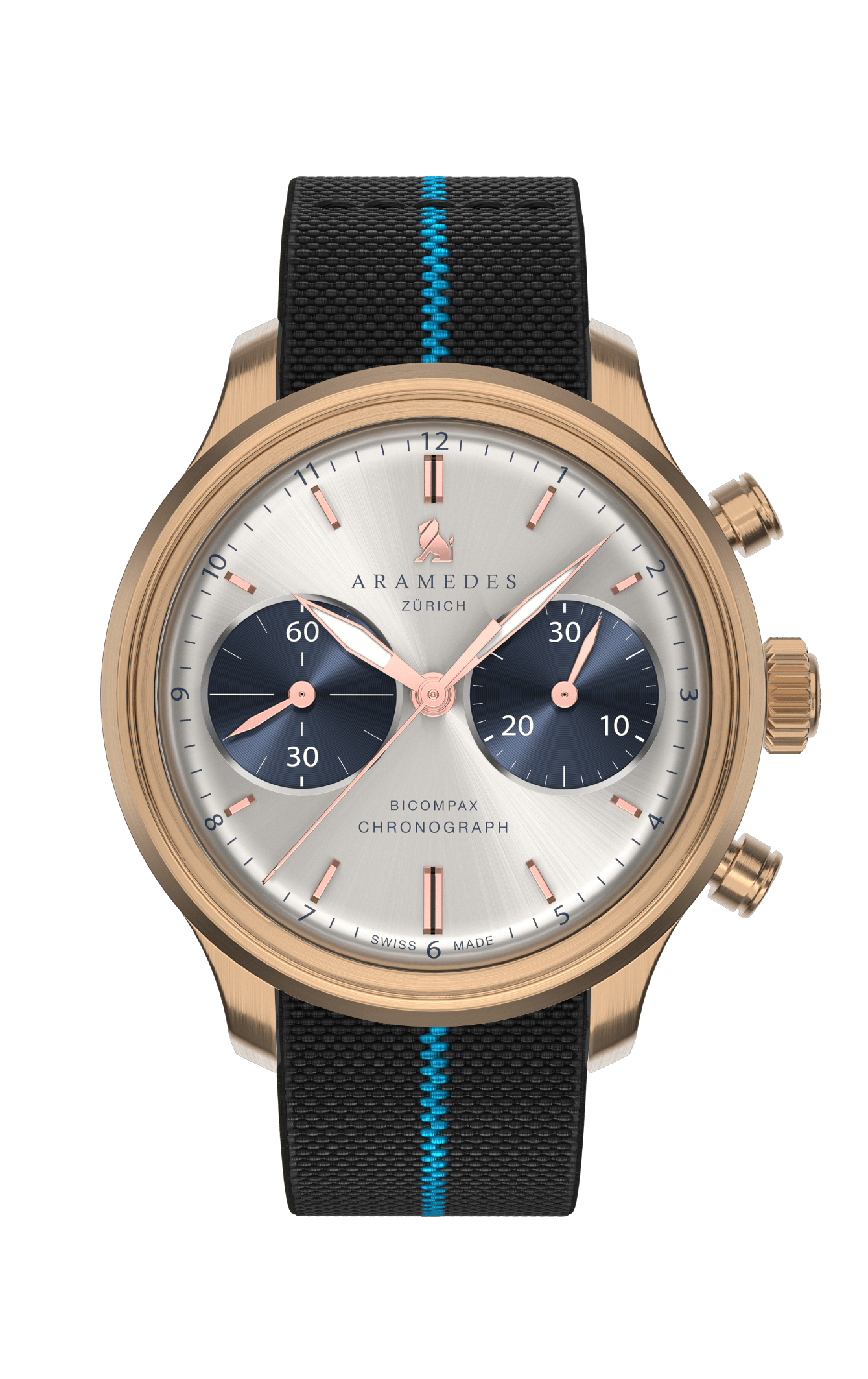 A product photo of the watch, Classictimer Chronograph, from Aramedes.