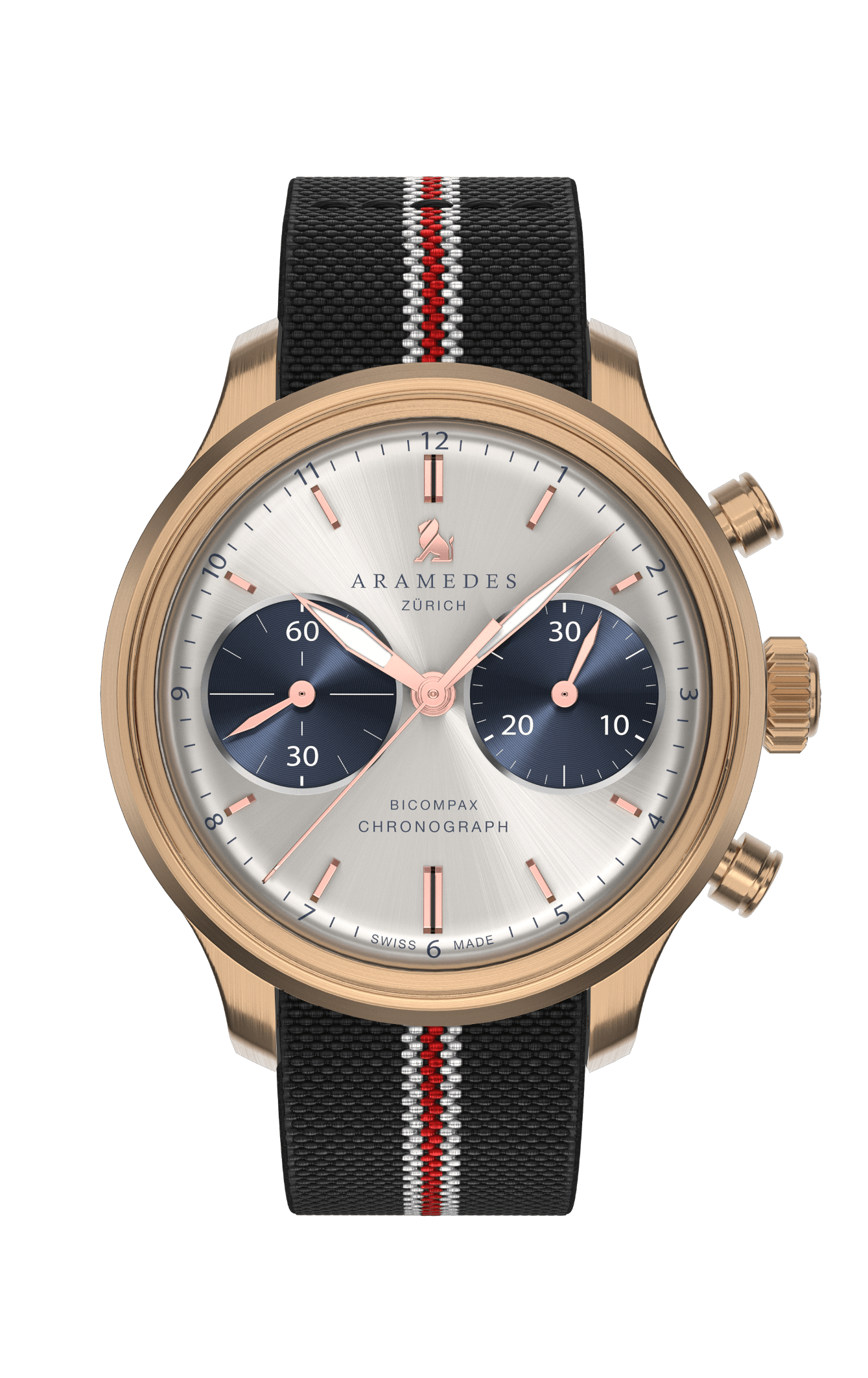 A product photo of the watch, Classictimer Chronograph, from Aramedes.