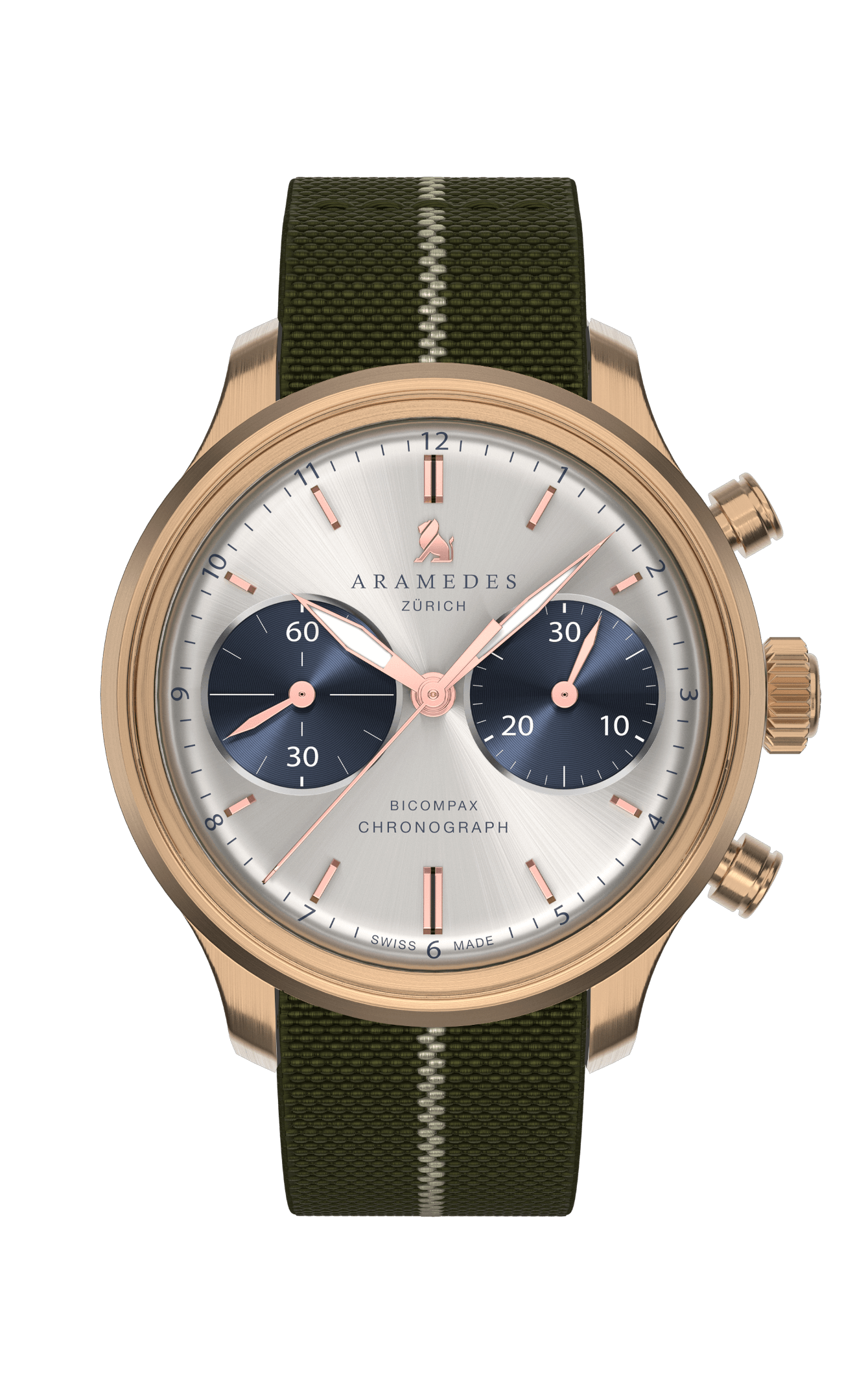 A product photo of the watch, Classictimer Chronograph, from Aramedes.
