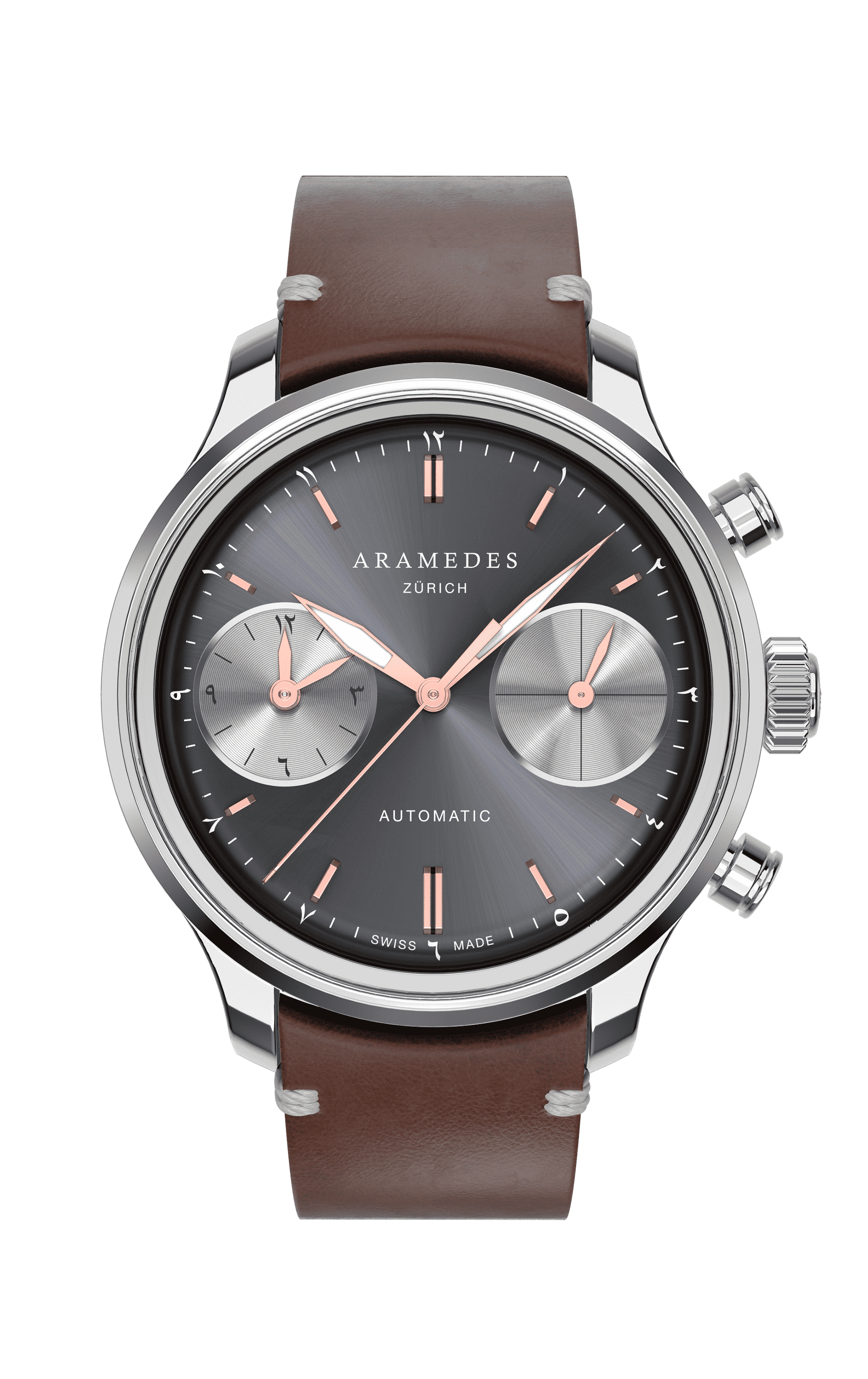 A product photo of the watch, Mastertimer Salat, from Aramedes.
