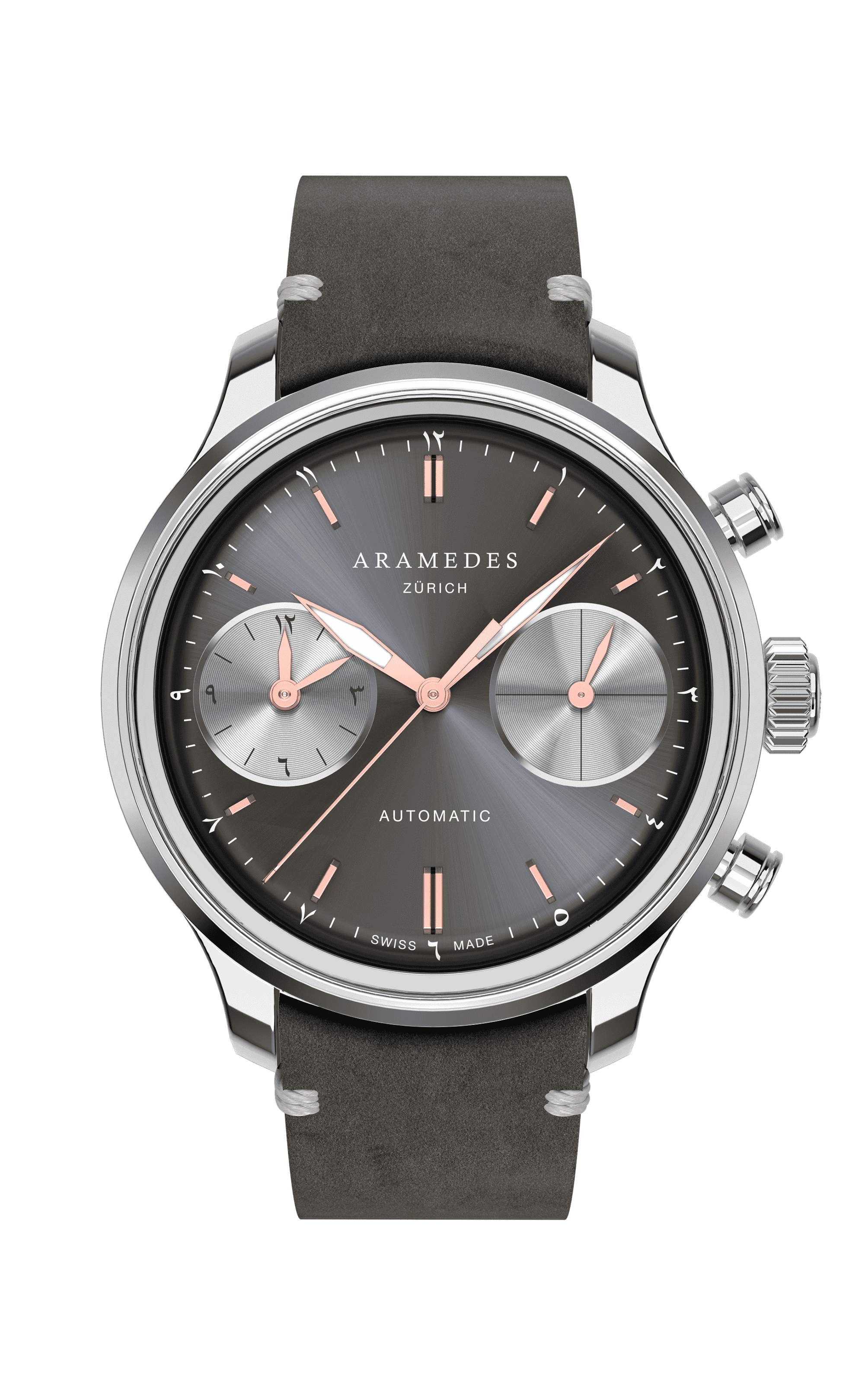 A product photo of the watch, Mastertimer Salat, from Aramedes.