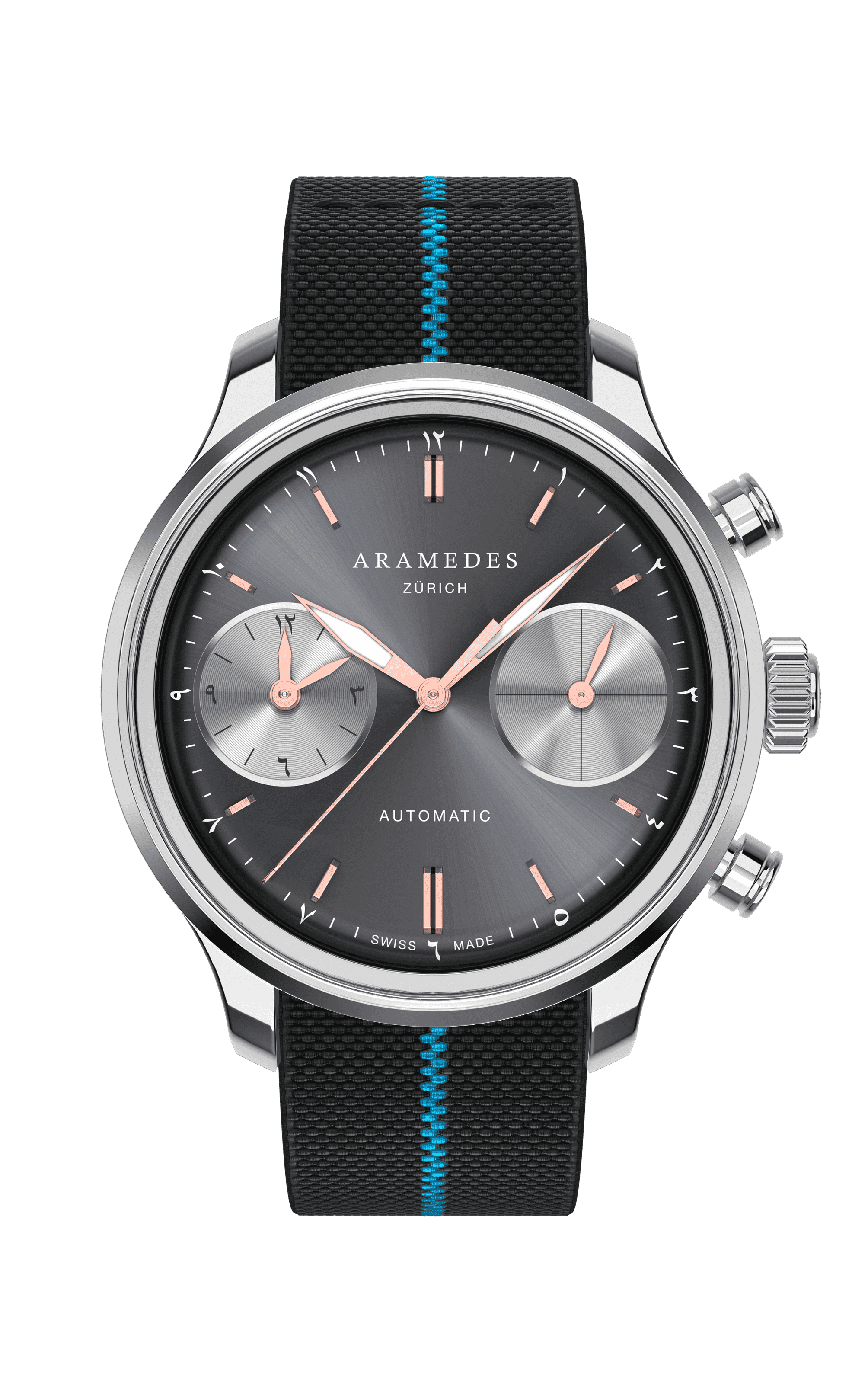 A product photo of the watch, Mastertimer Salat, from Aramedes.