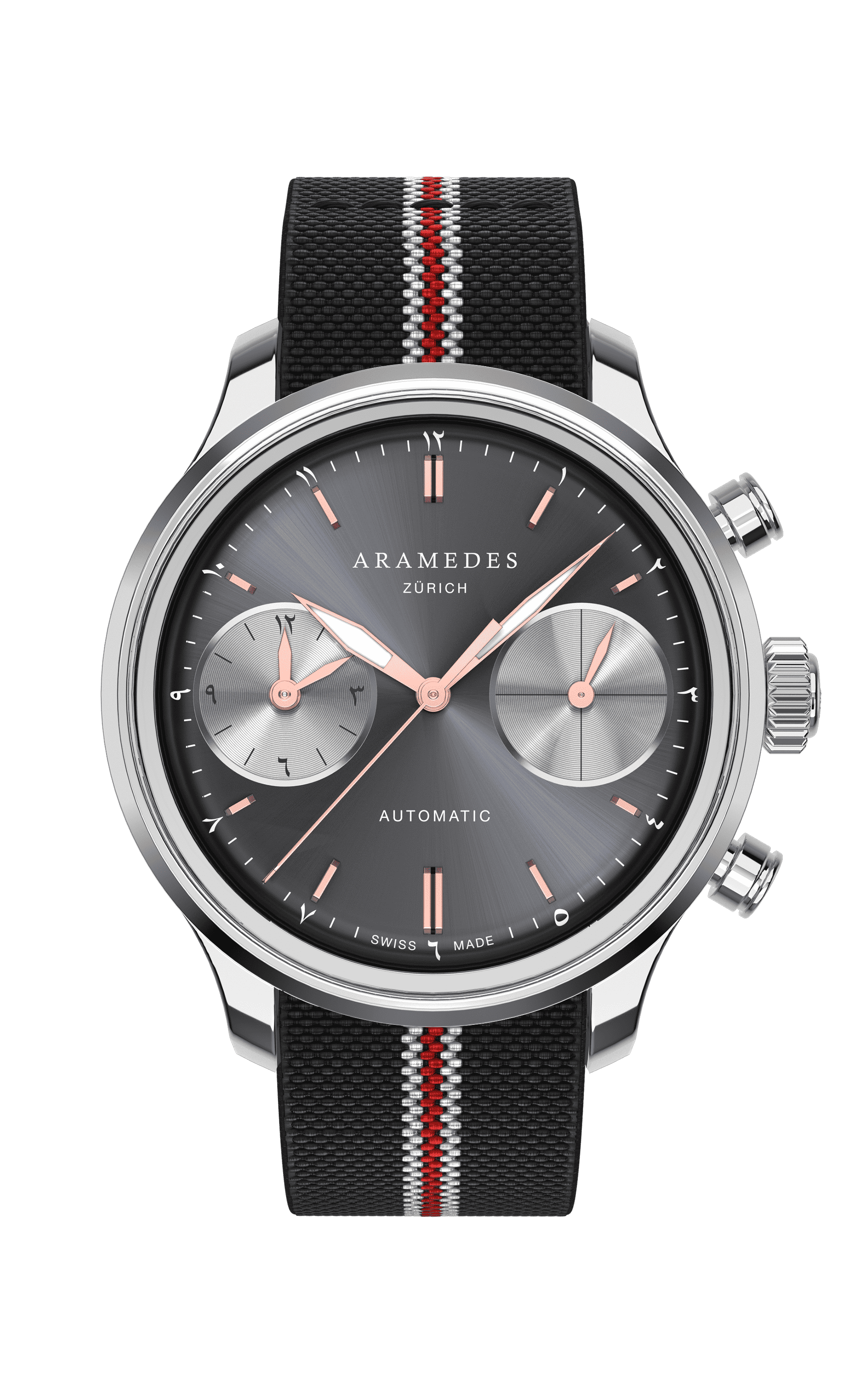 A product photo of the watch, Mastertimer Salat, from Aramedes.