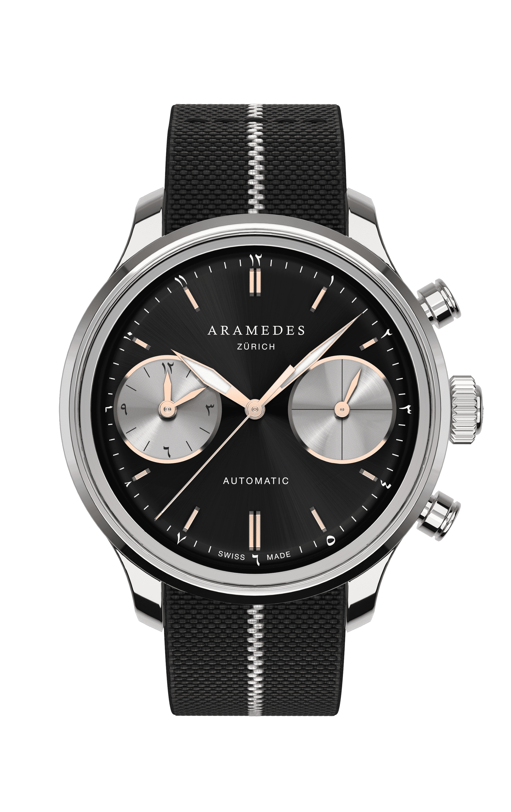 A product photo of the watch, Mastertimer Salat, from Aramedes.