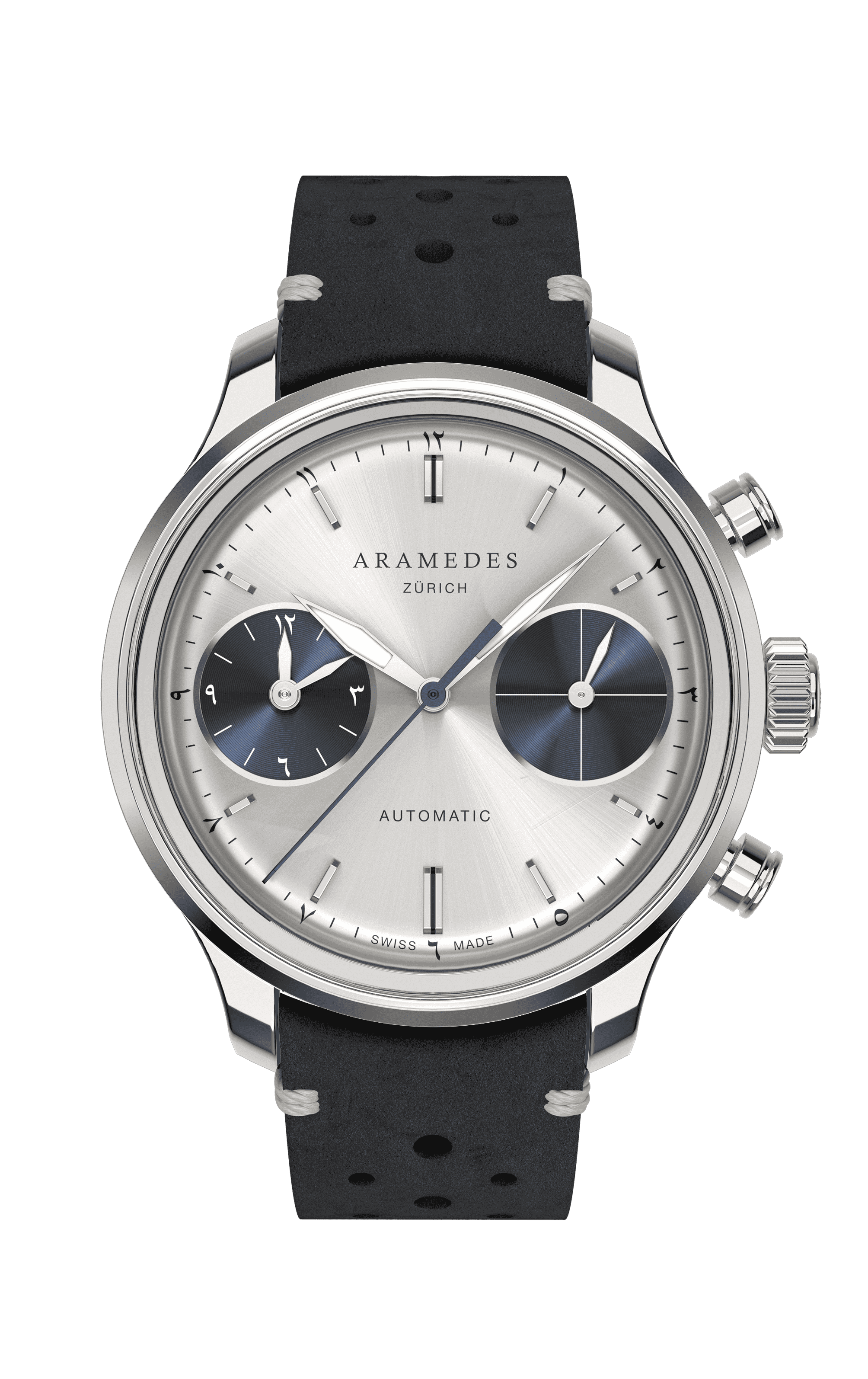 A product photo of the watch, Mastertimer Salat, from Aramedes.