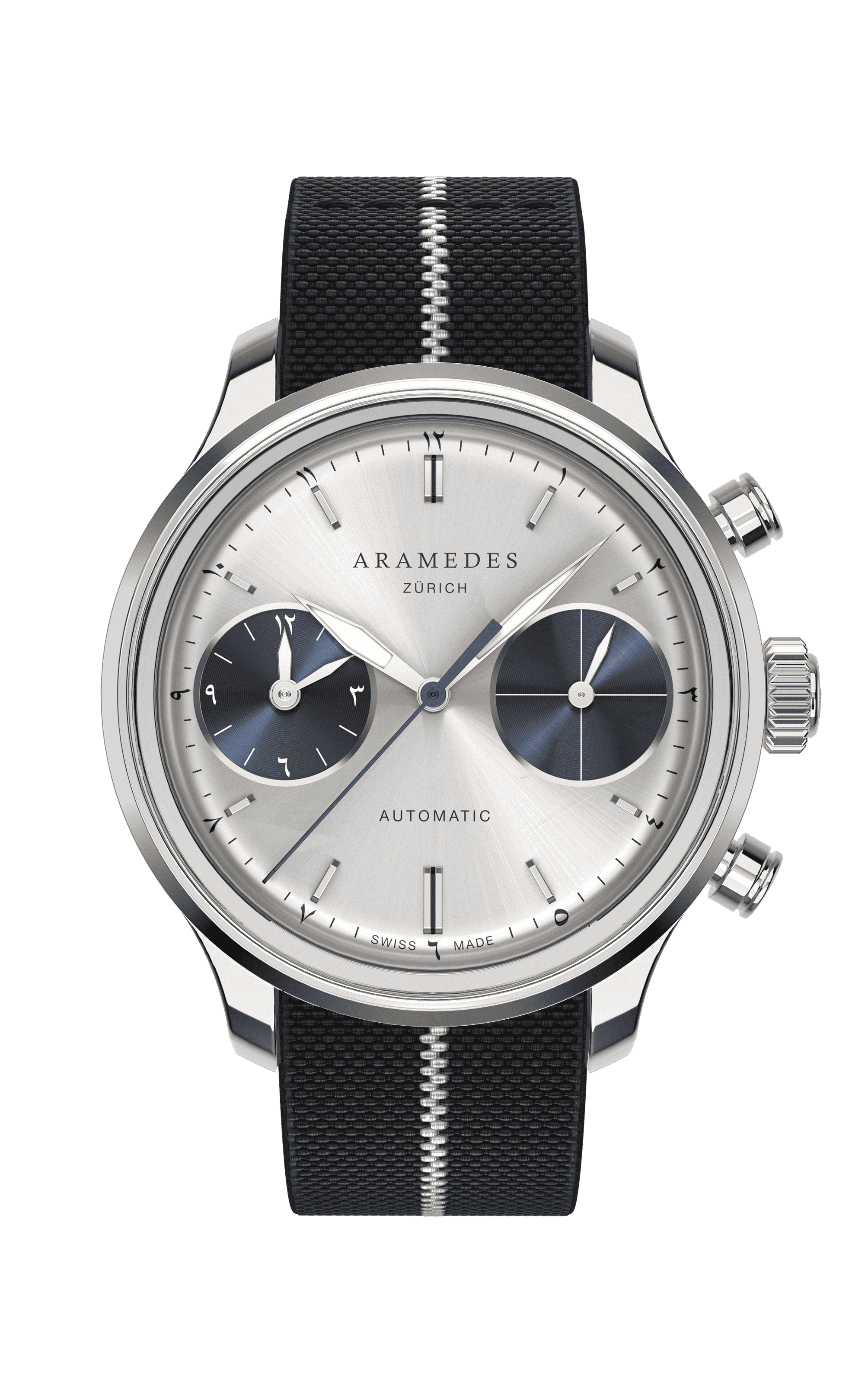 A product photo of the watch, Mastertimer Salat, from Aramedes.