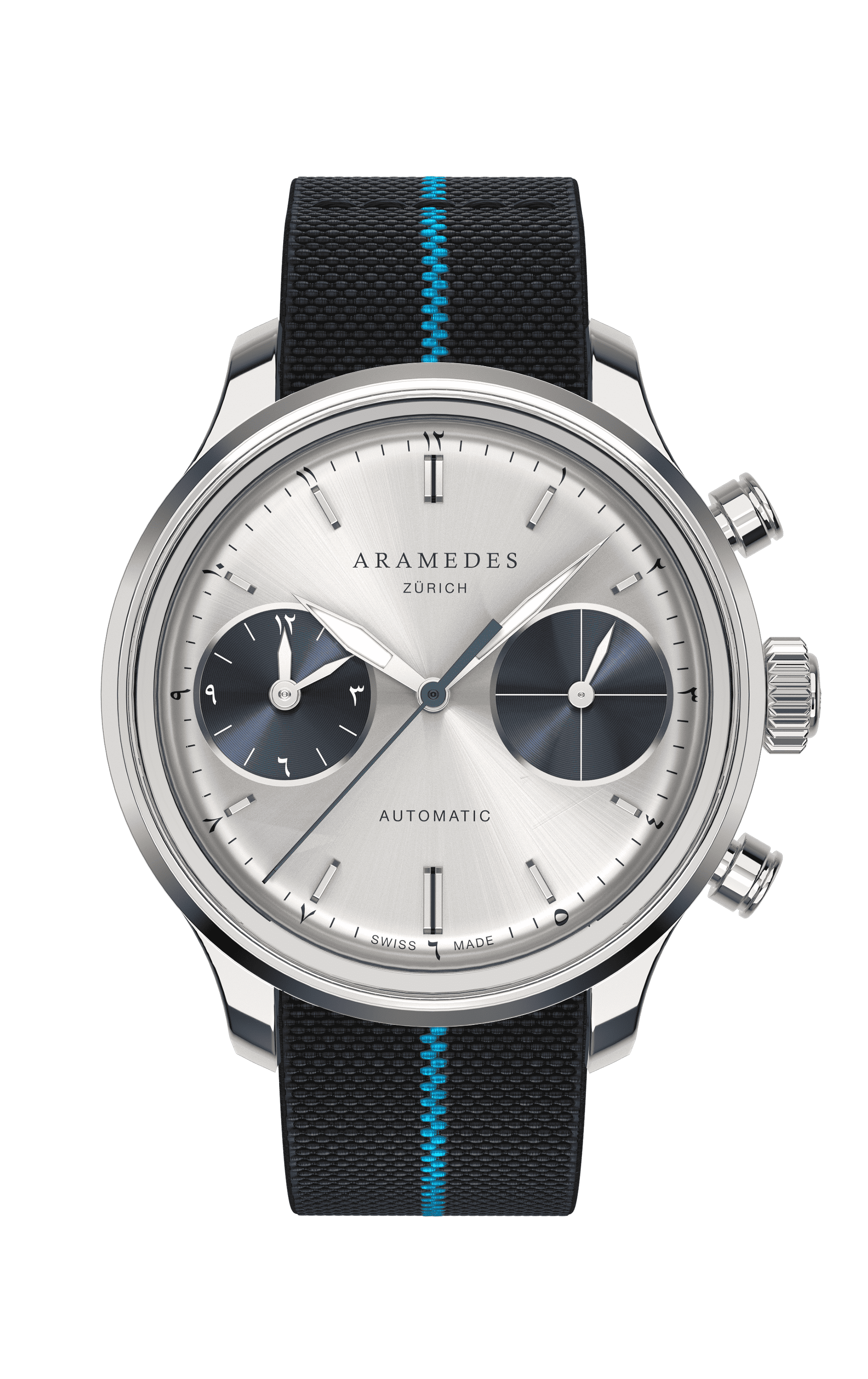 A product photo of the watch, Mastertimer Salat, from Aramedes.
