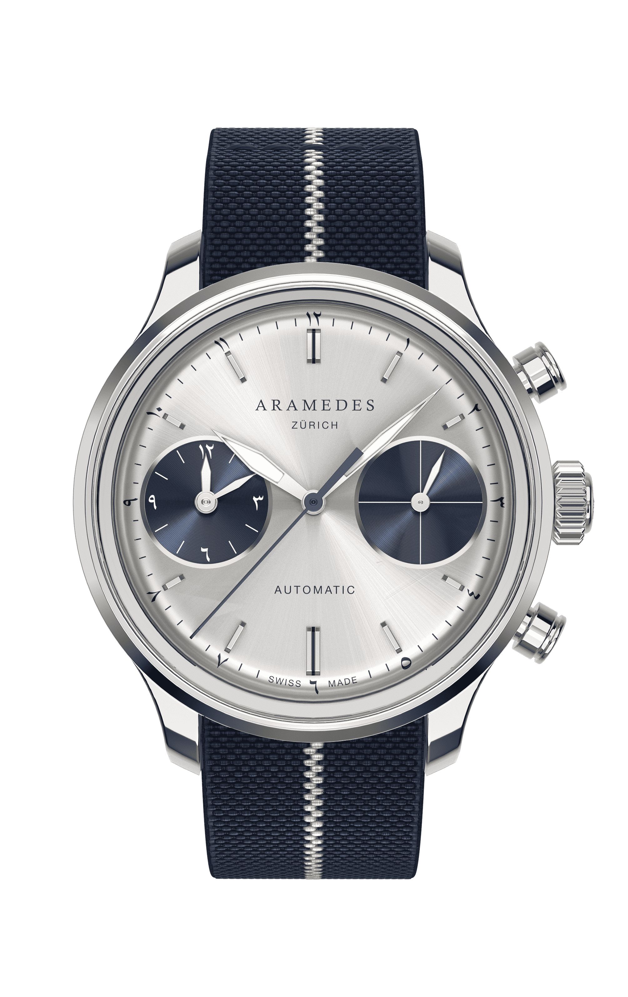 A product photo of the watch, Mastertimer Salat, from Aramedes.