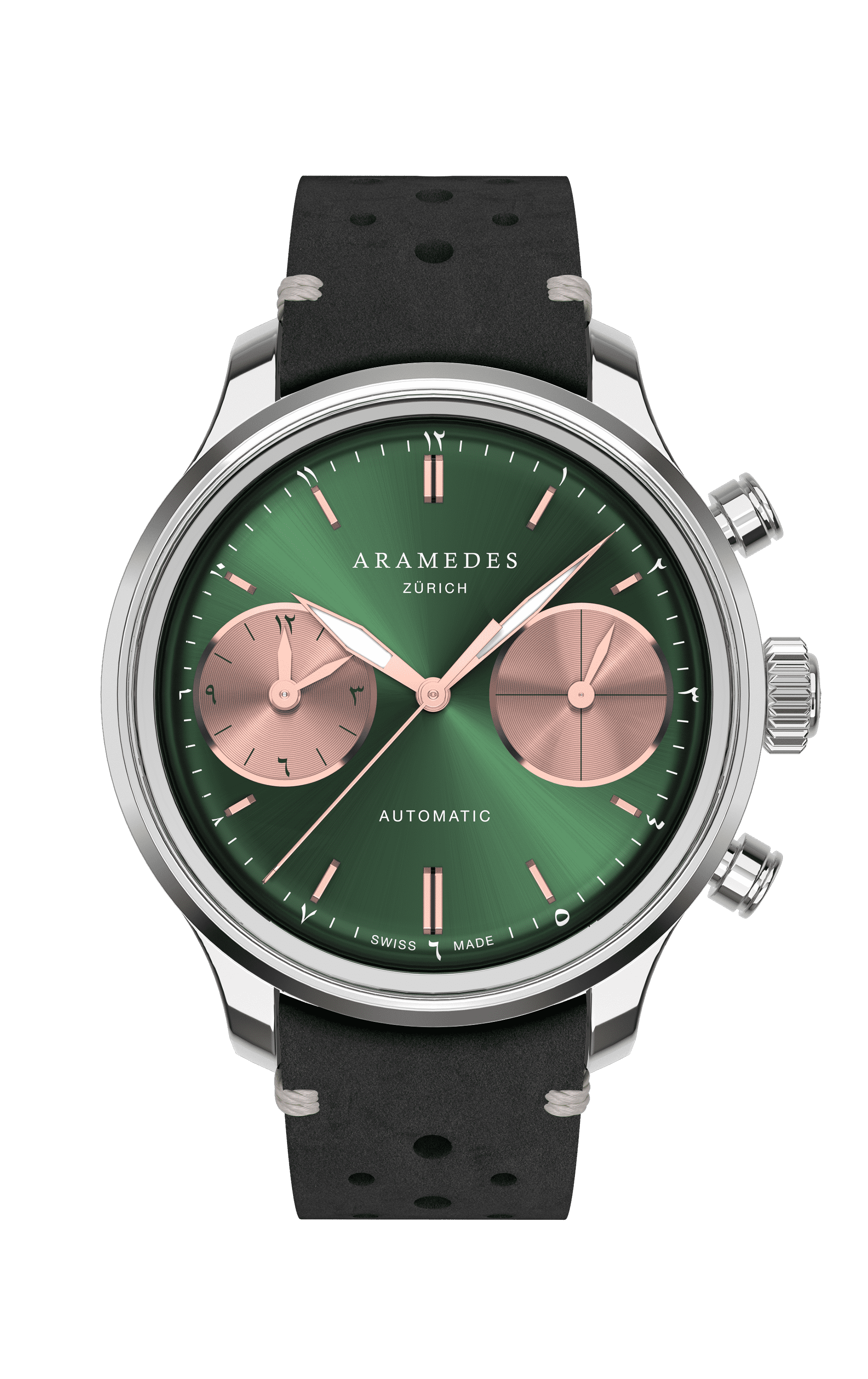 A product photo of the watch, Mastertimer Salat, from Aramedes.