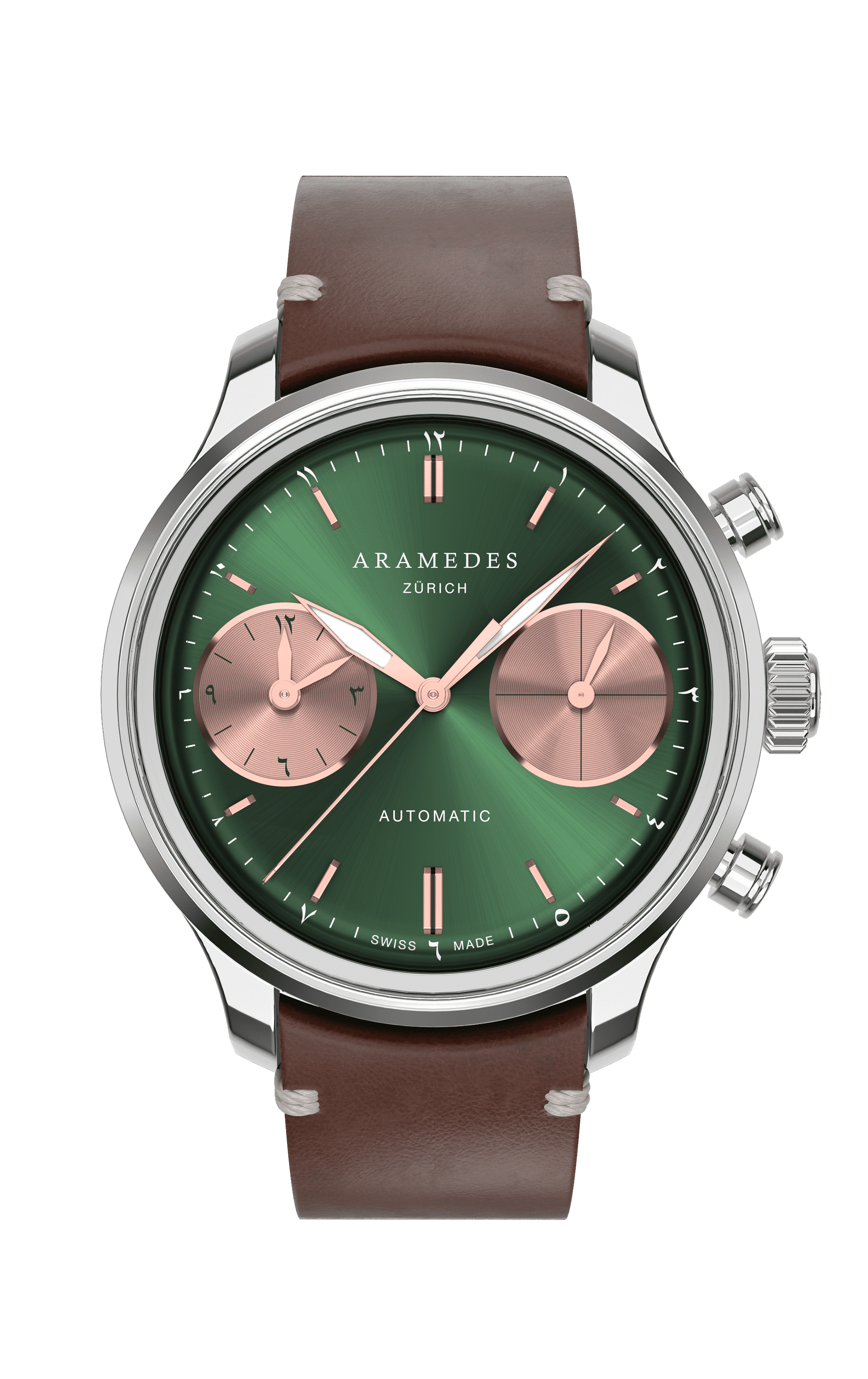 A product photo of the watch, Mastertimer Salat, from Aramedes.
