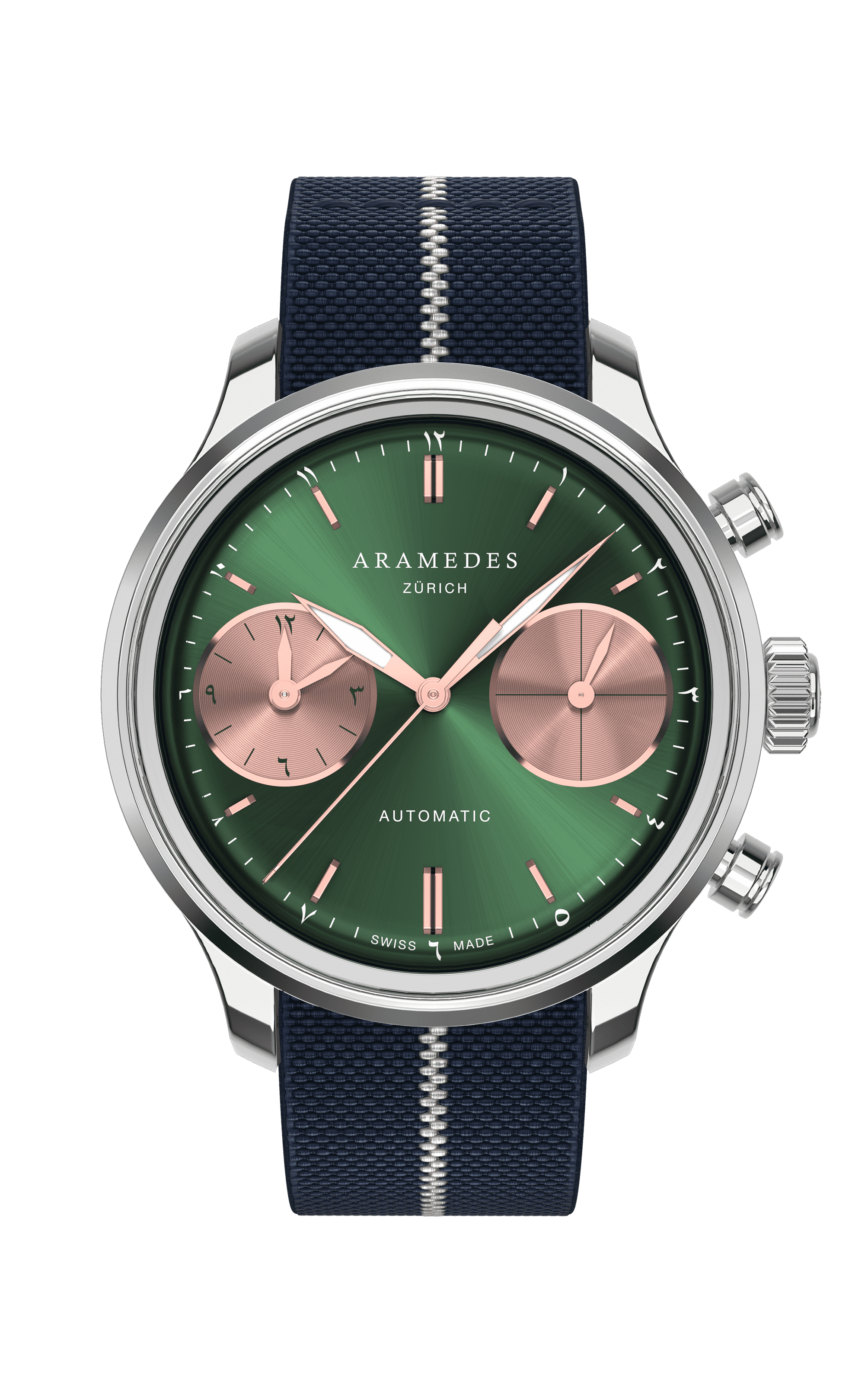 A product photo of the watch, Mastertimer Salat, from Aramedes.