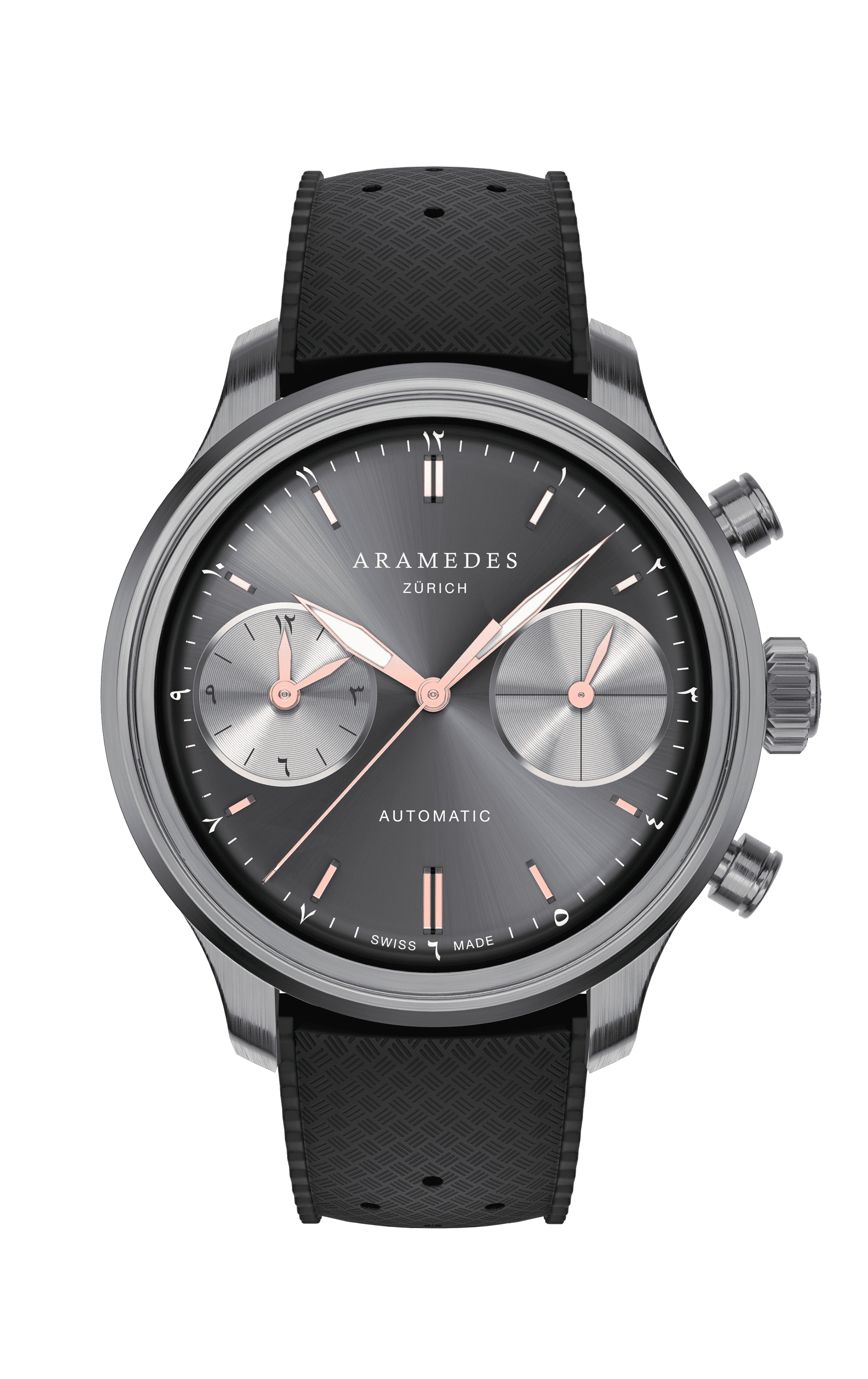 A product photo of the watch, Mastertimer Salat, from Aramedes.