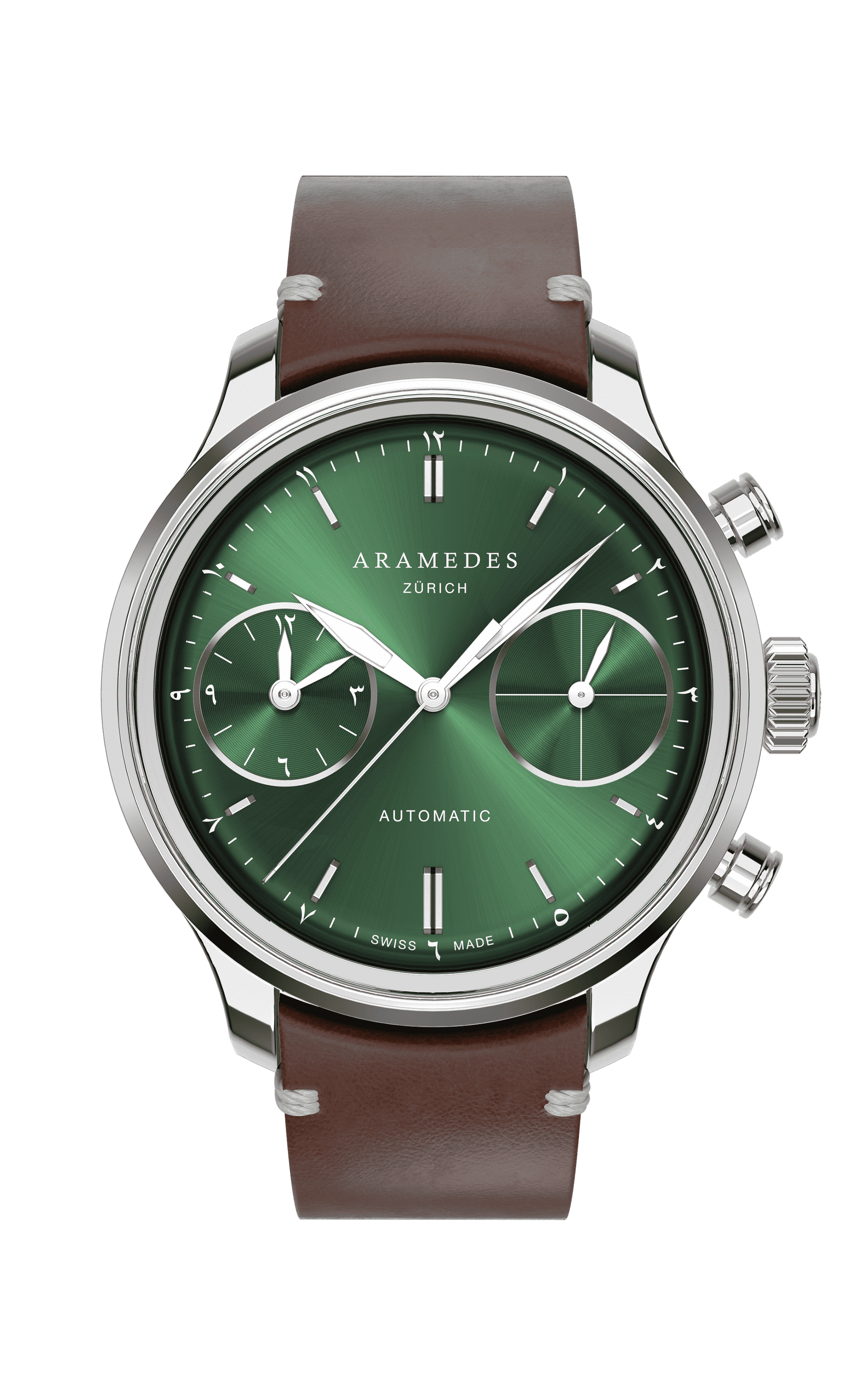 A product photo of the watch, Mastertimer Salat, from Aramedes.