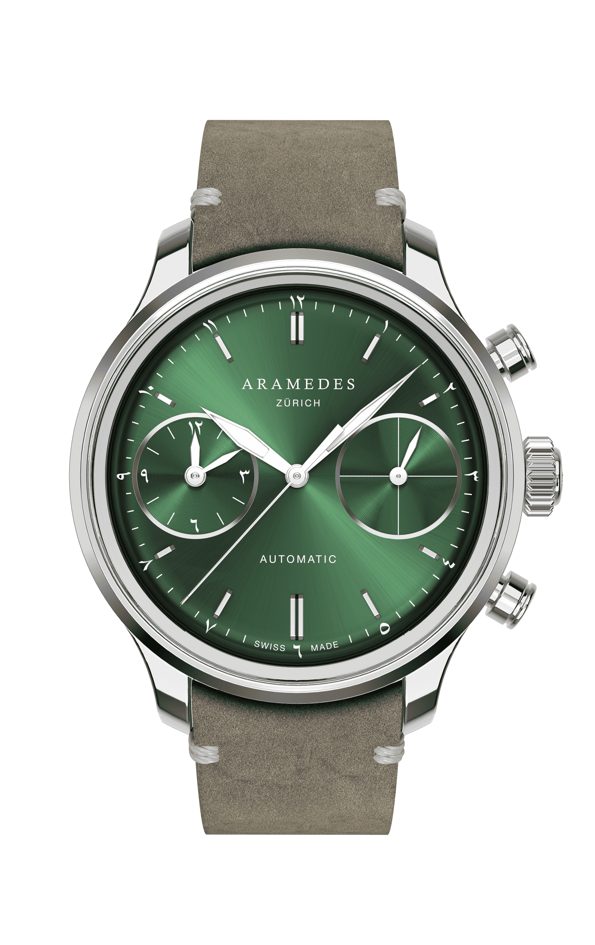 A product photo of the watch, Mastertimer Salat, from Aramedes.