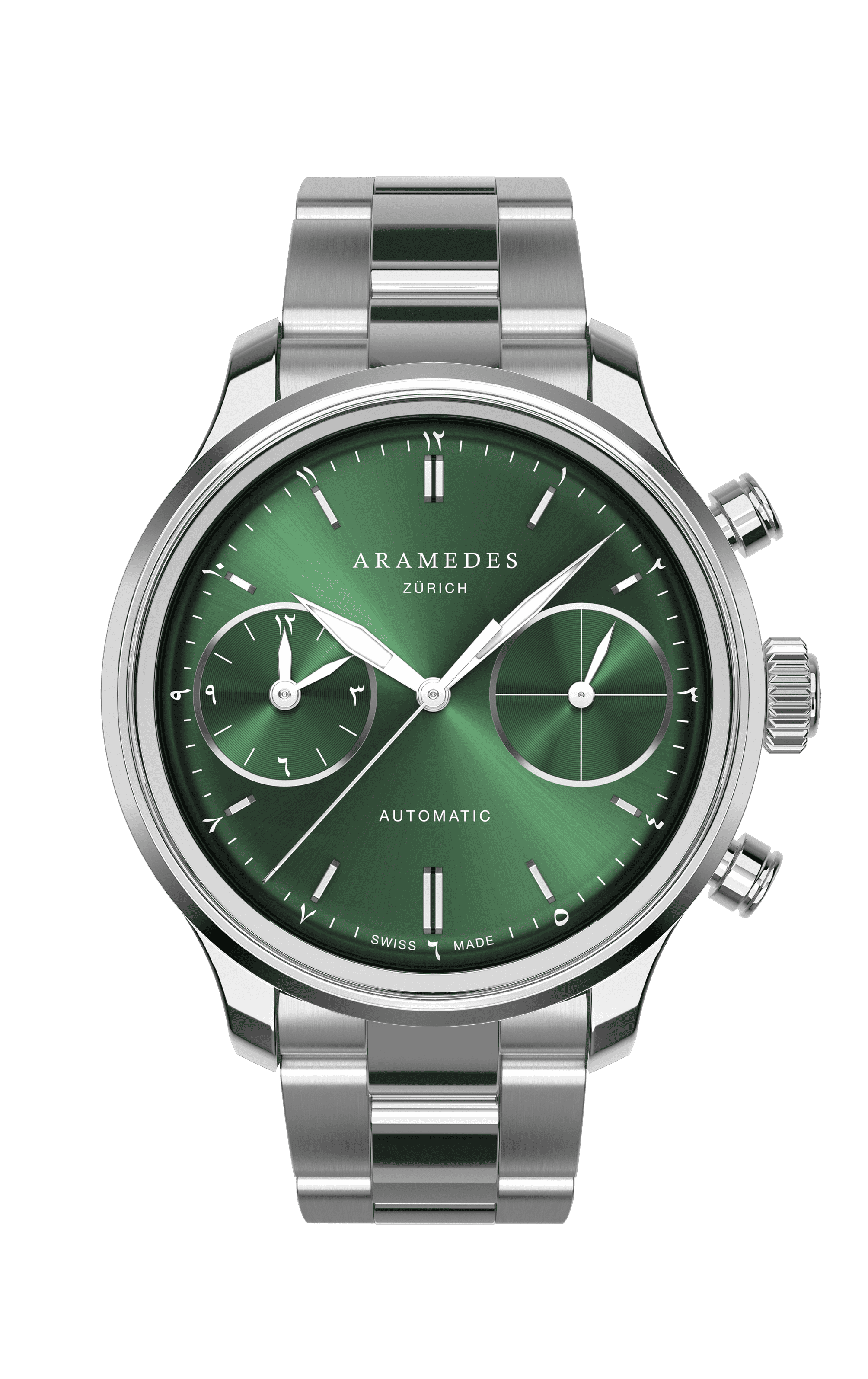 A product photo of the watch, Mastertimer Salat, from Aramedes.