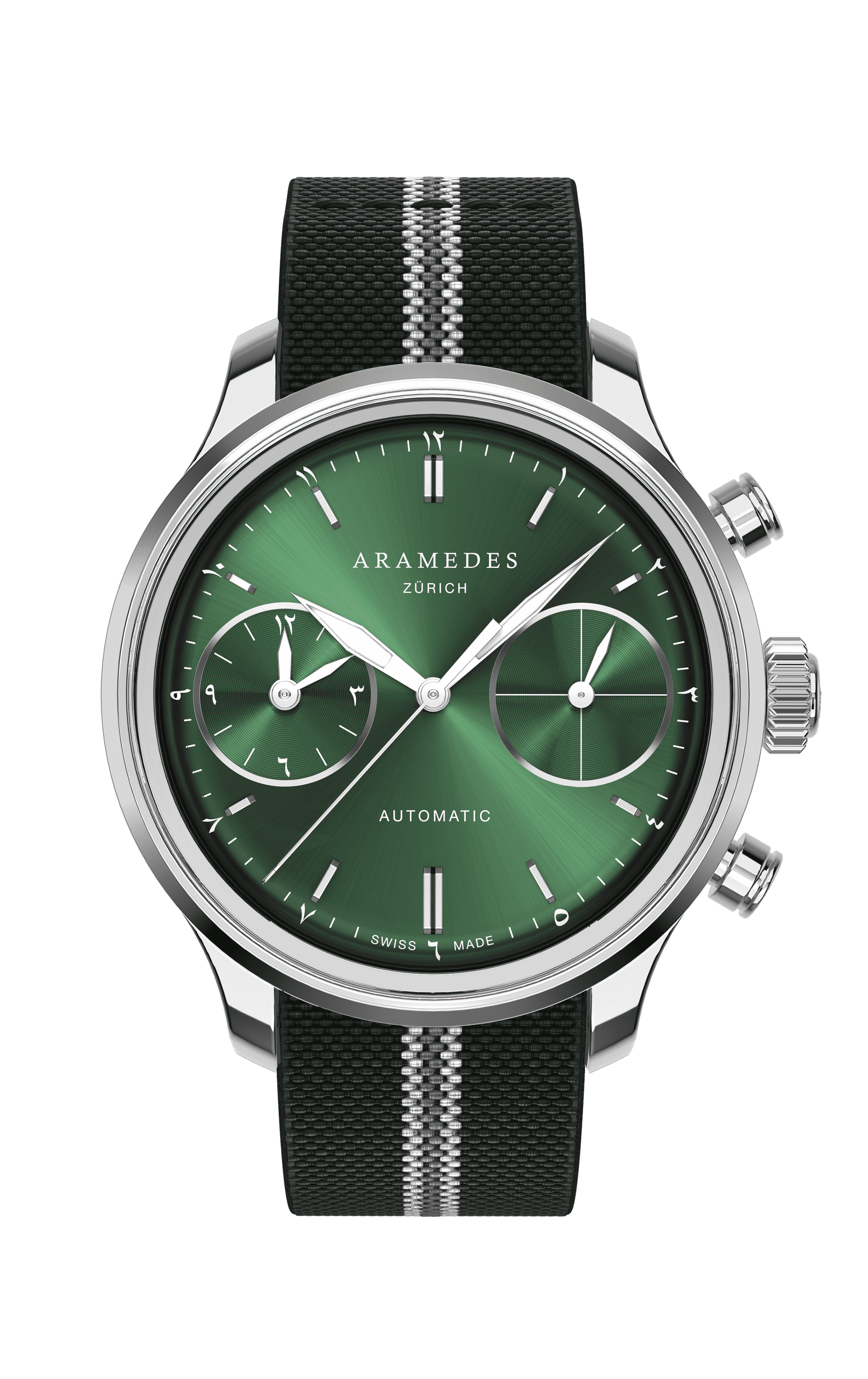 A product photo of the watch, Mastertimer Salat, from Aramedes.