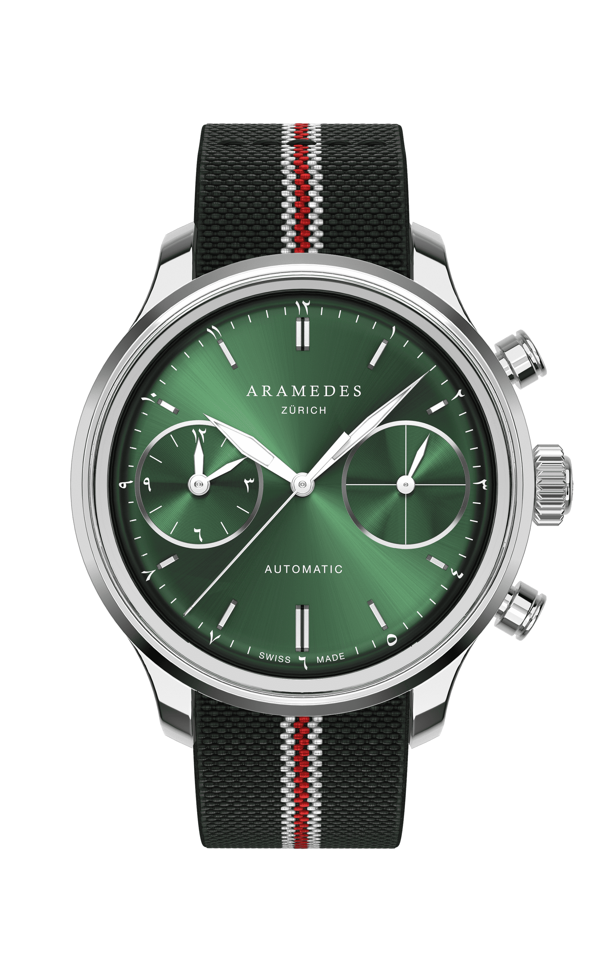 A product photo of the watch, Mastertimer Salat, from Aramedes.