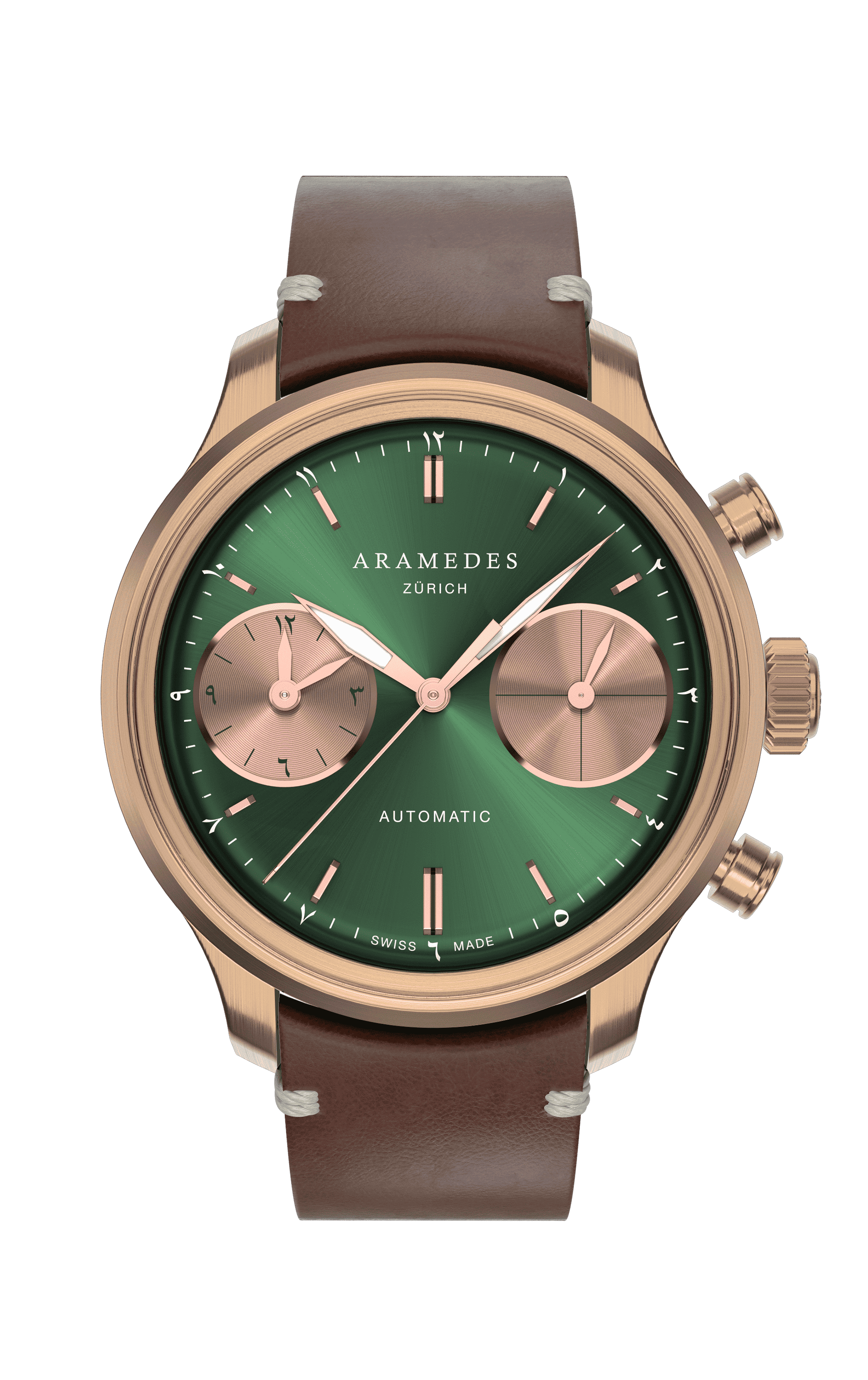 A product photo of the watch, Mastertimer Salat, from Aramedes.