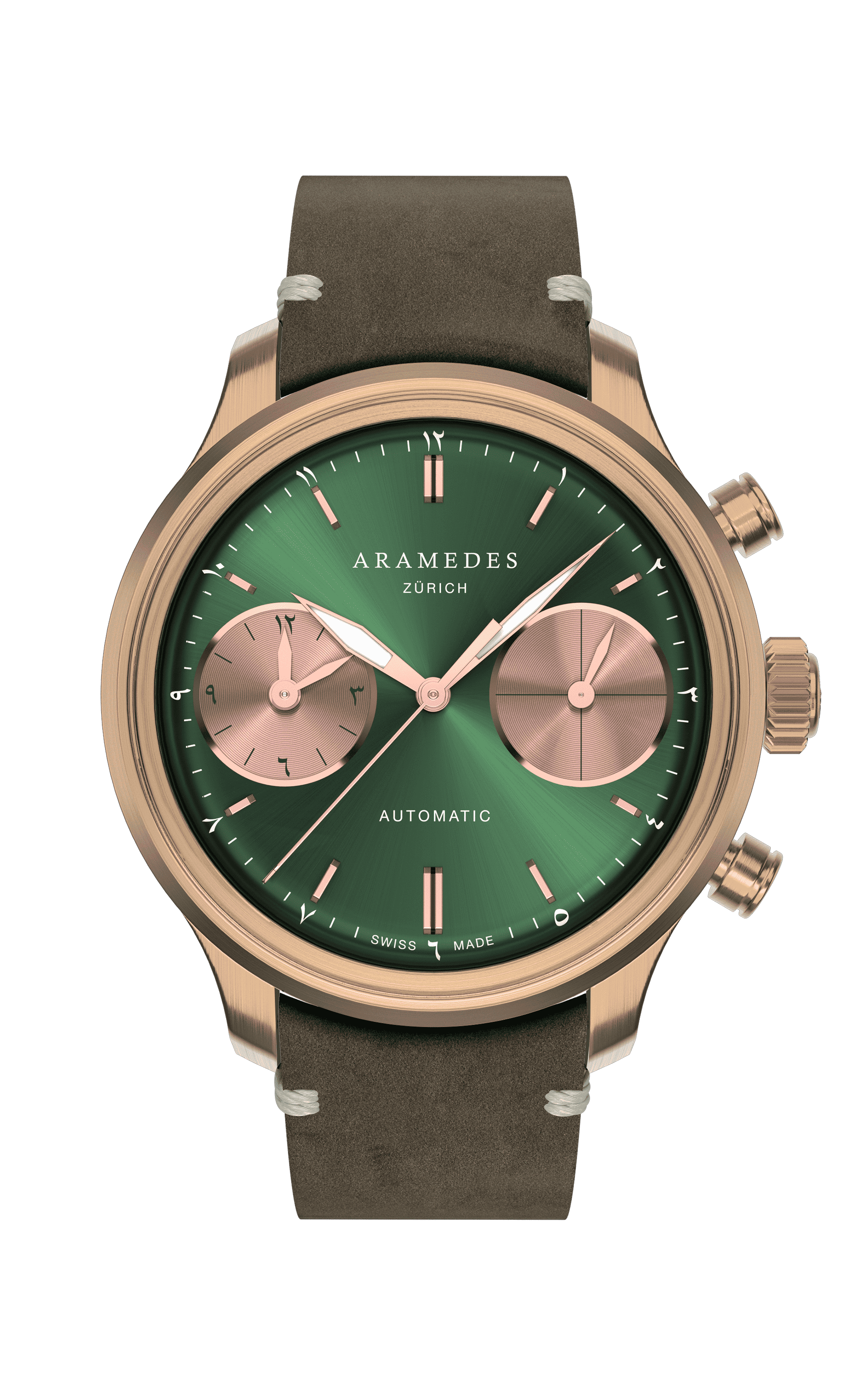 A product photo of the watch, Mastertimer Salat, from Aramedes.