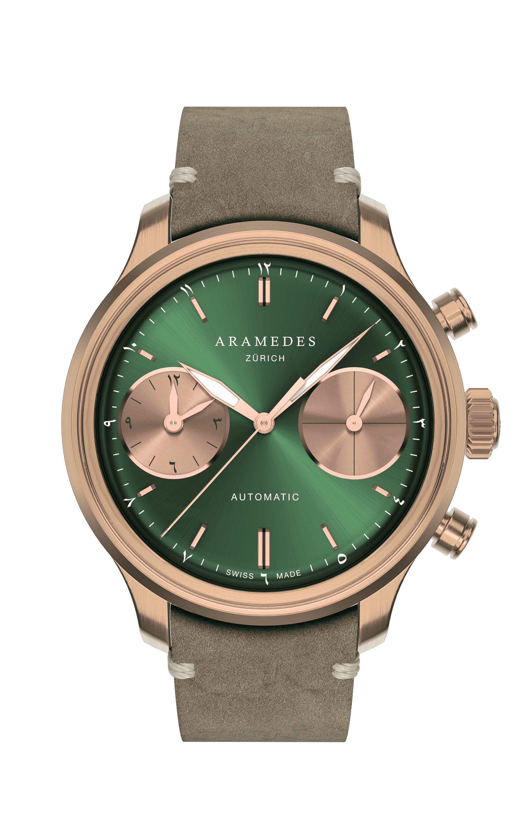A product photo of the watch, Mastertimer Salat, from Aramedes.