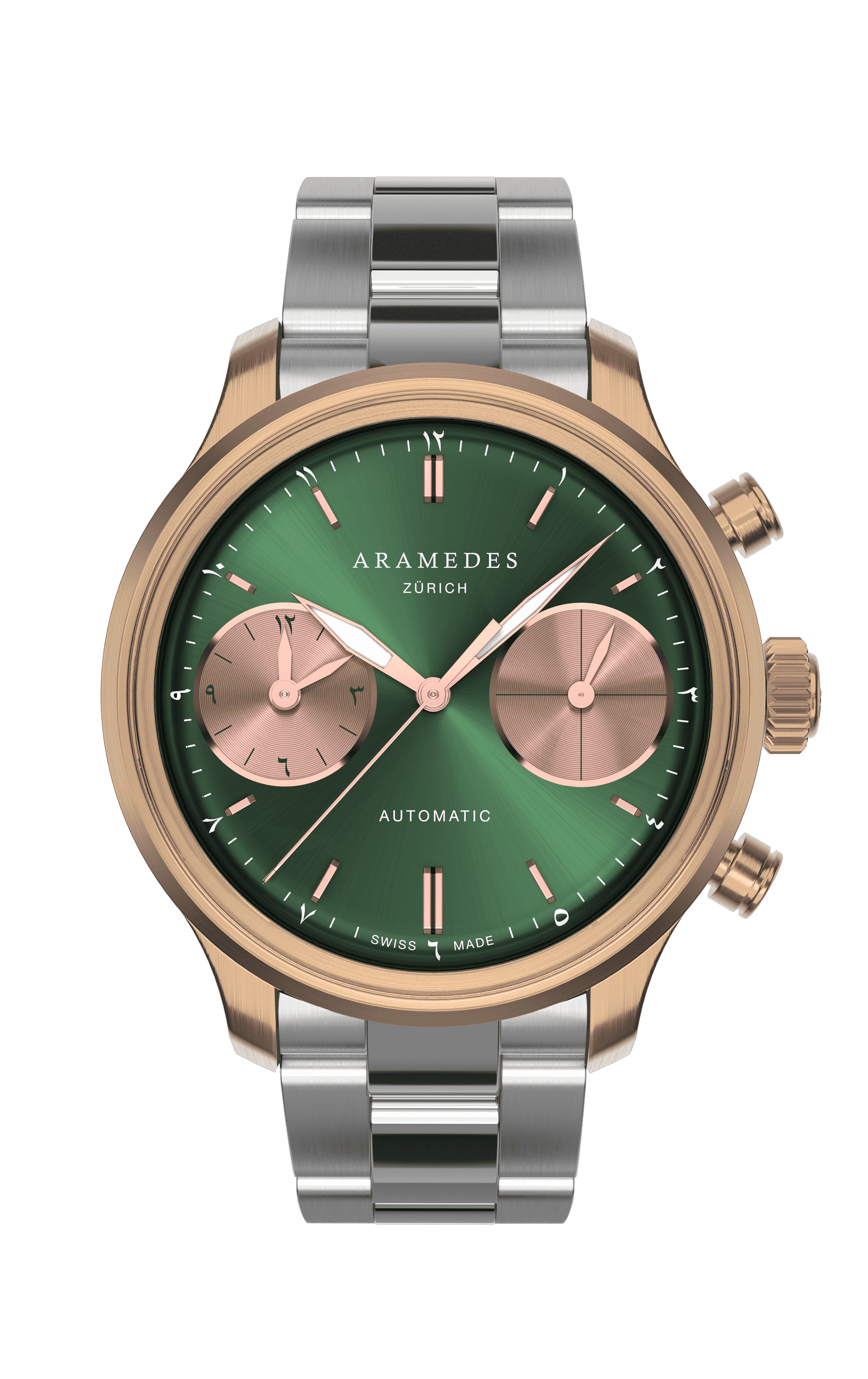 A product photo of the watch, Mastertimer Salat, from Aramedes.