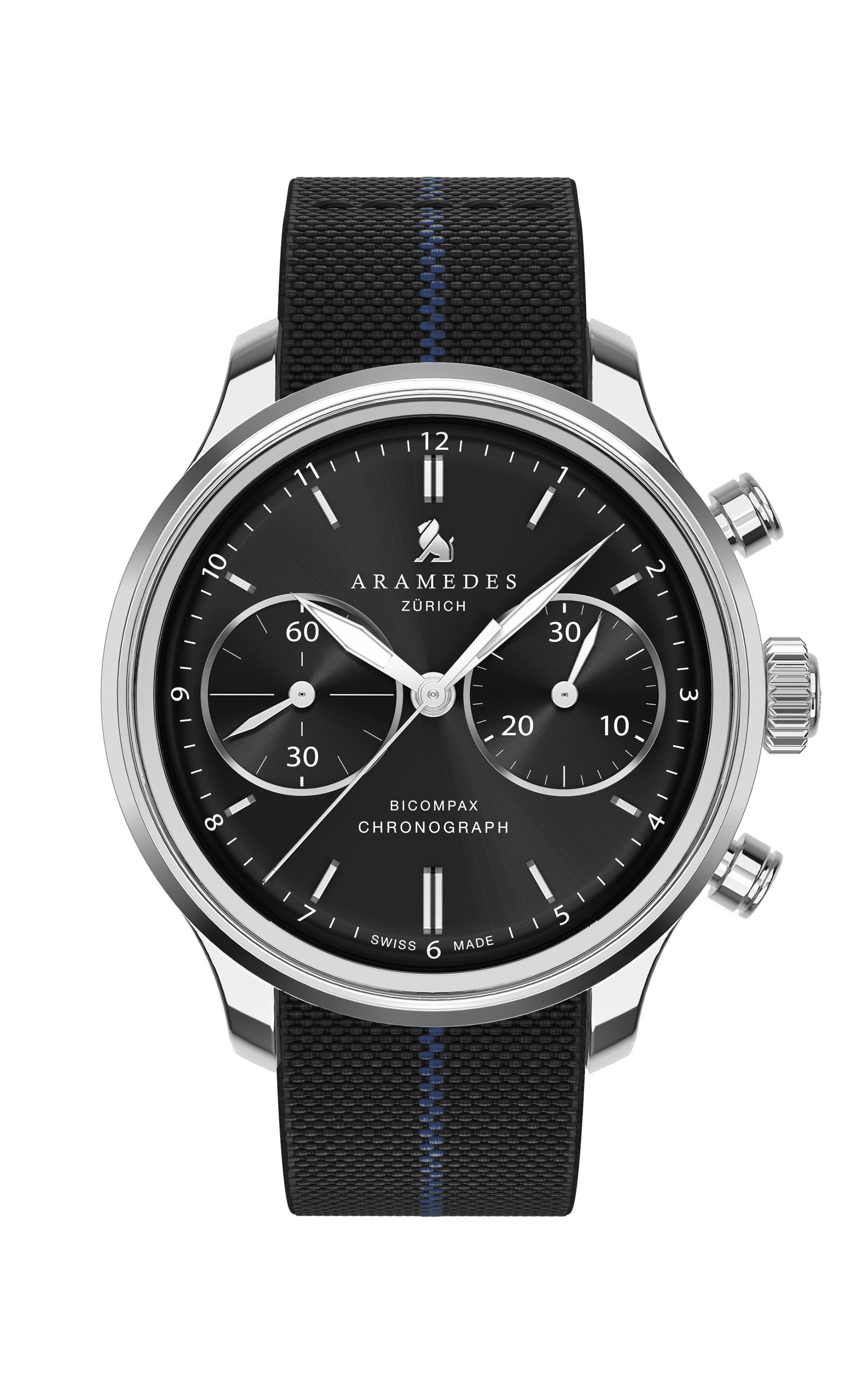 A product photo of the watch, Classictimer Chronograph, from Aramedes.