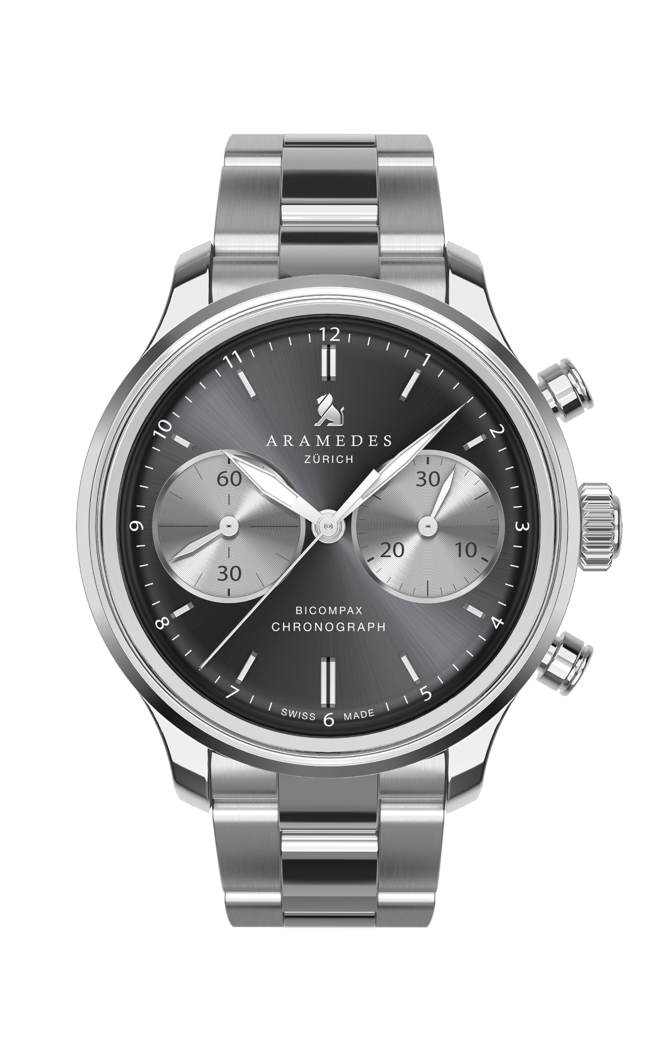 A product photo of the watch, Classictimer Chronograph, from Aramedes.
