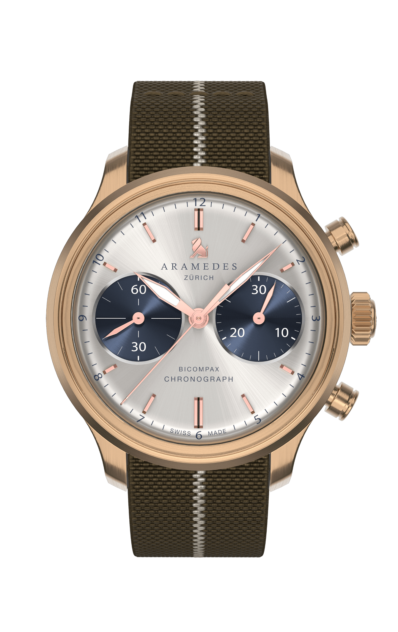 A product photo of the watch, Classictimer Chronograph, from Aramedes.