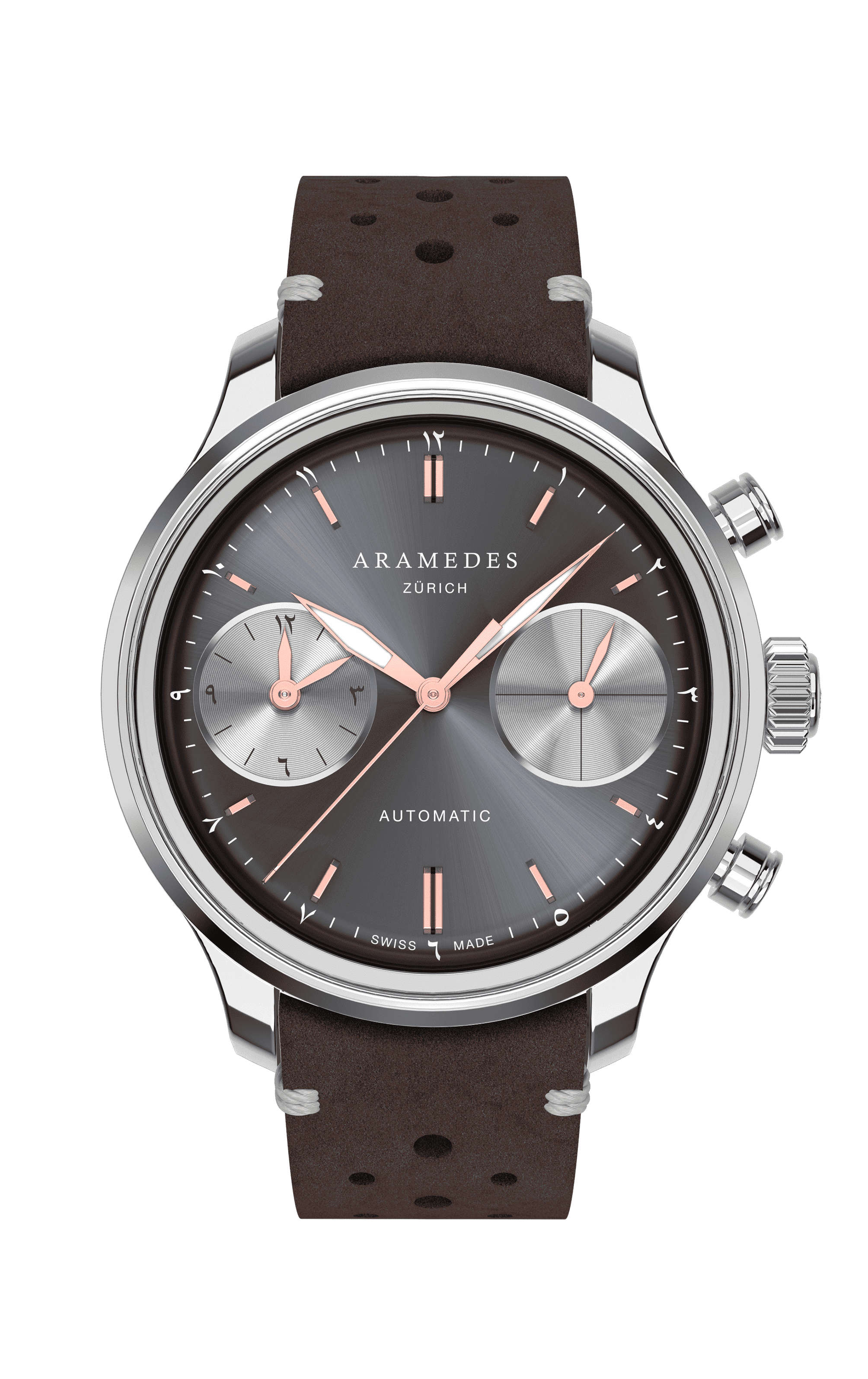 A product photo of the watch, Mastertimer Salat, from Aramedes.