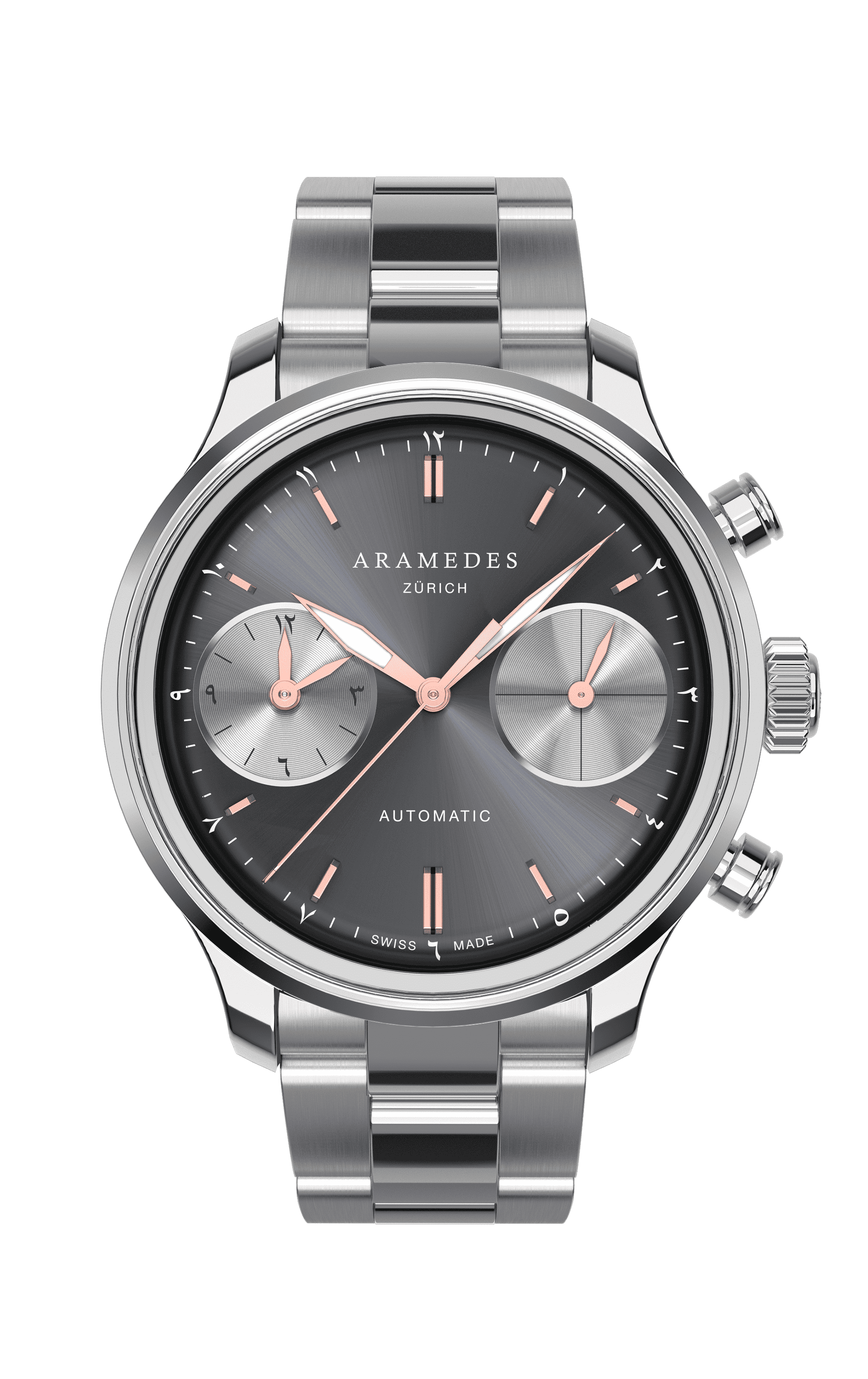 A product photo of the watch, Mastertimer Salat, from Aramedes.