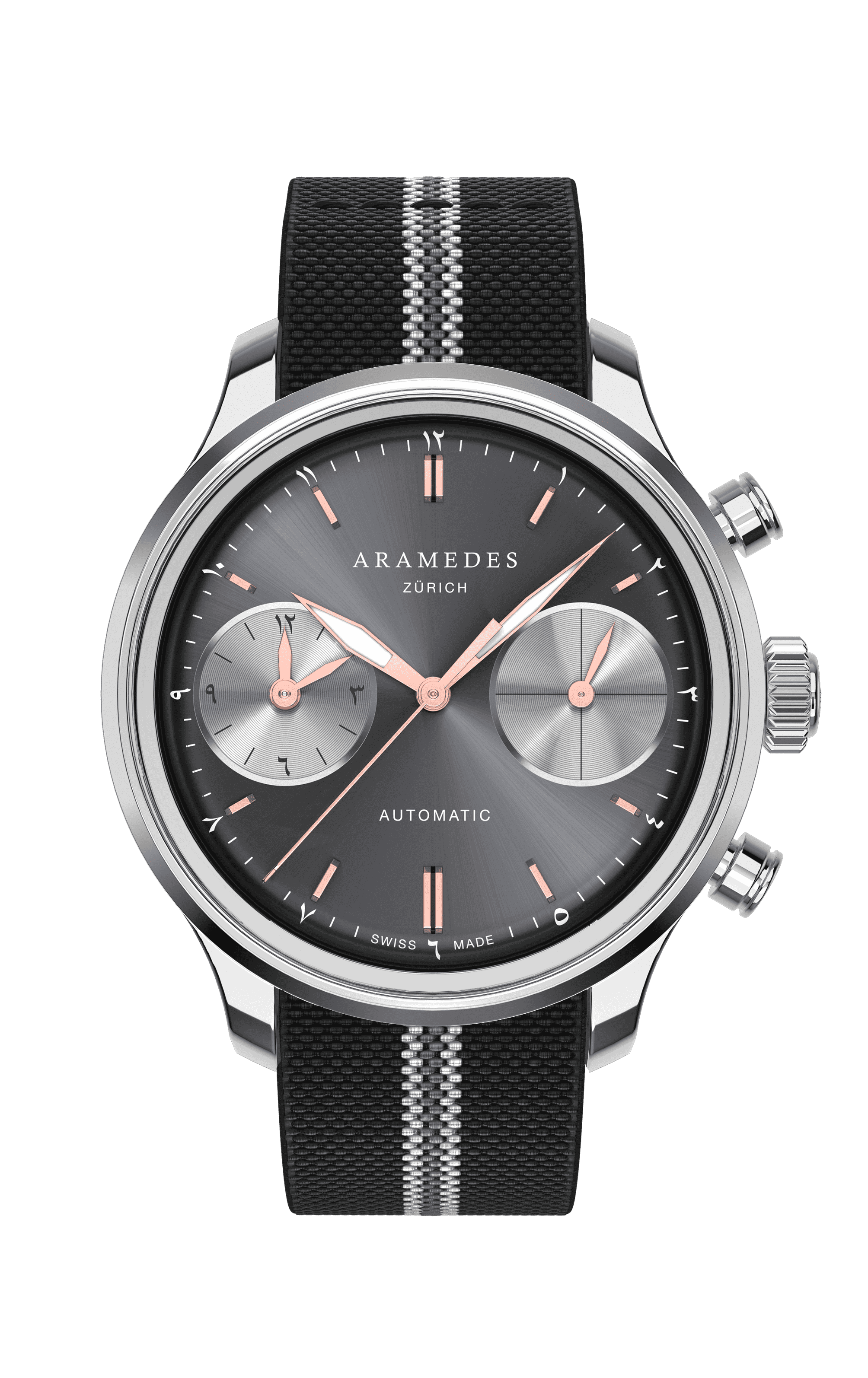 A product photo of the watch, Mastertimer Salat, from Aramedes.
