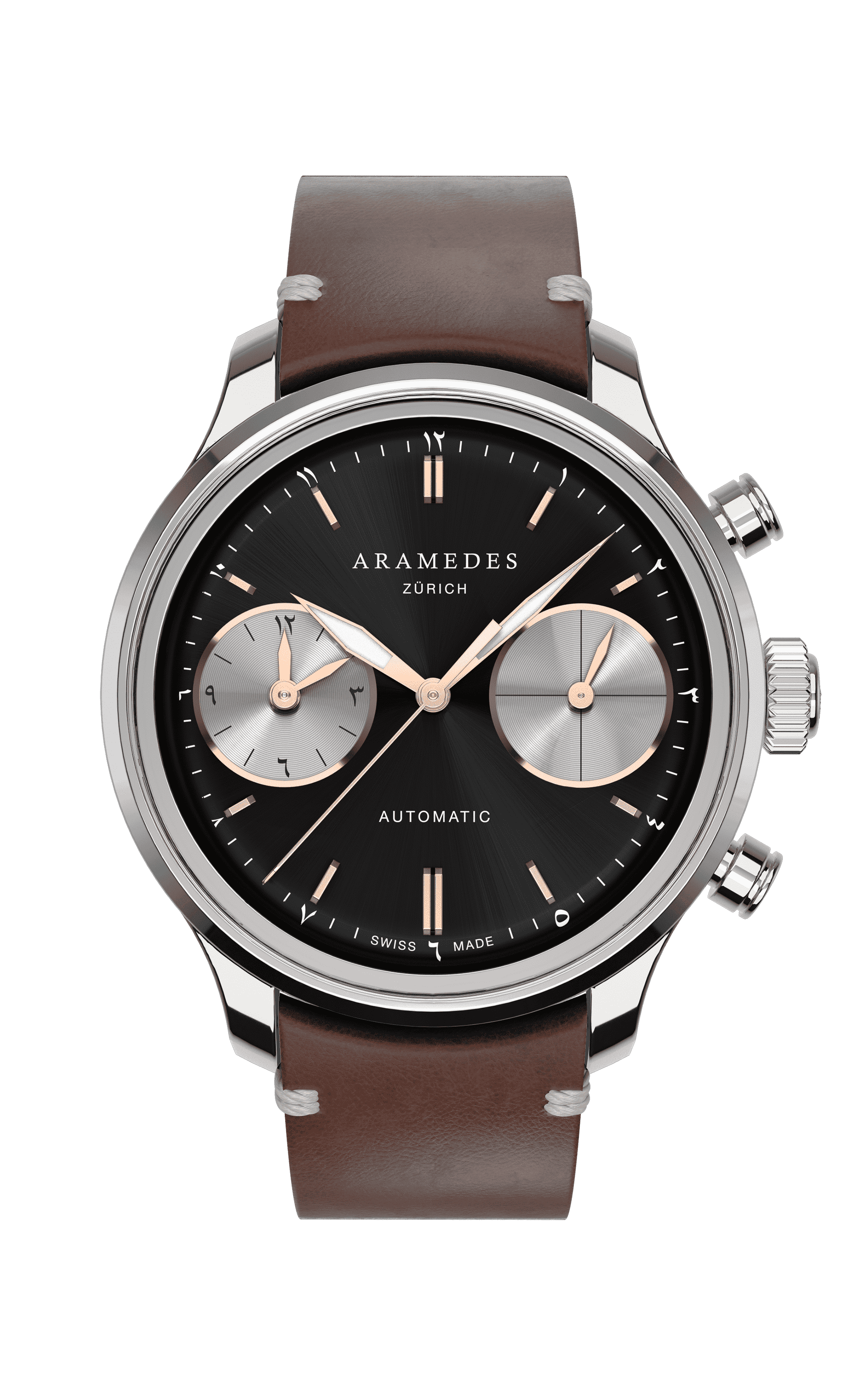 A product photo of the watch, Mastertimer Salat, from Aramedes.