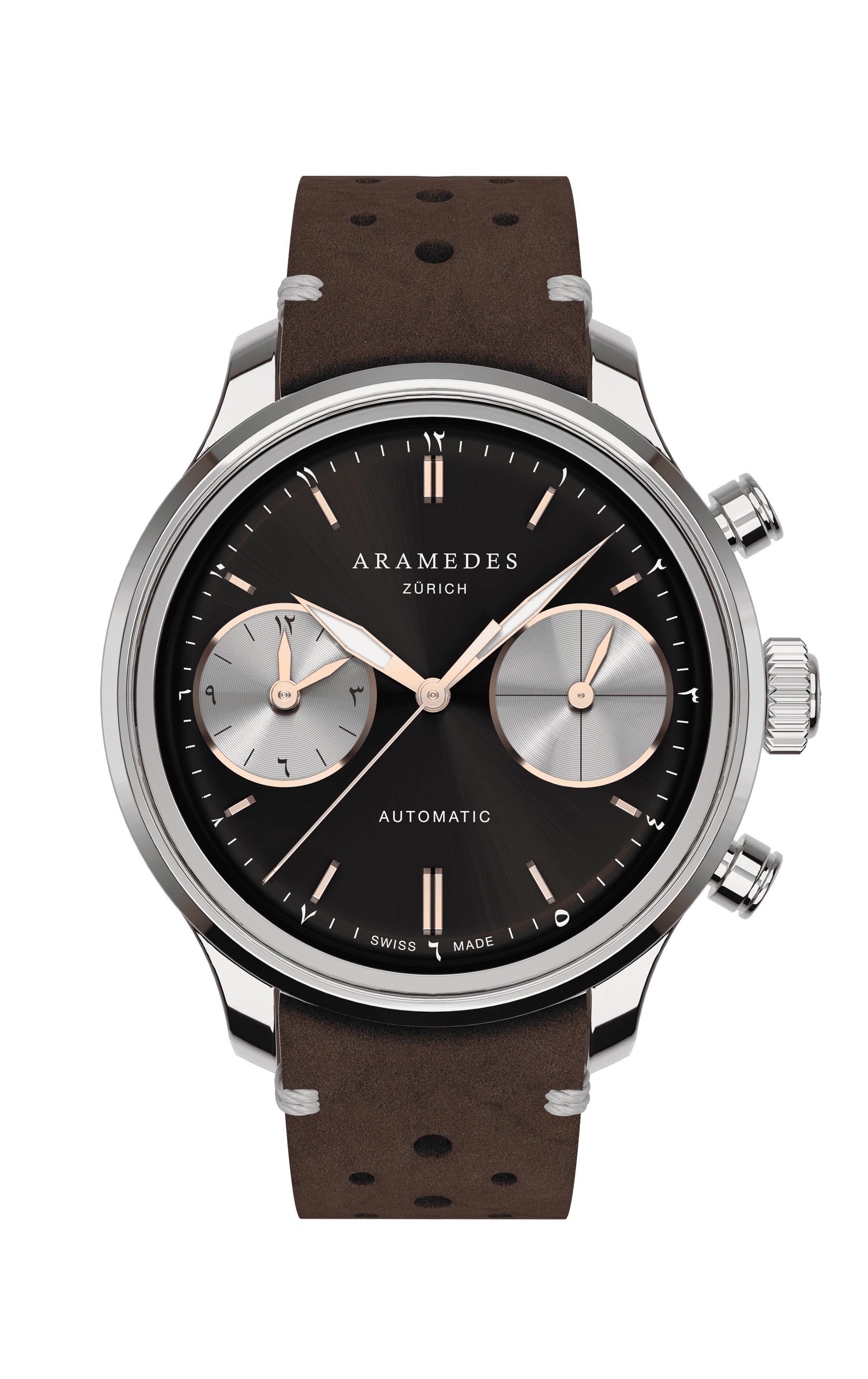 A product photo of the watch, Mastertimer Salat, from Aramedes.