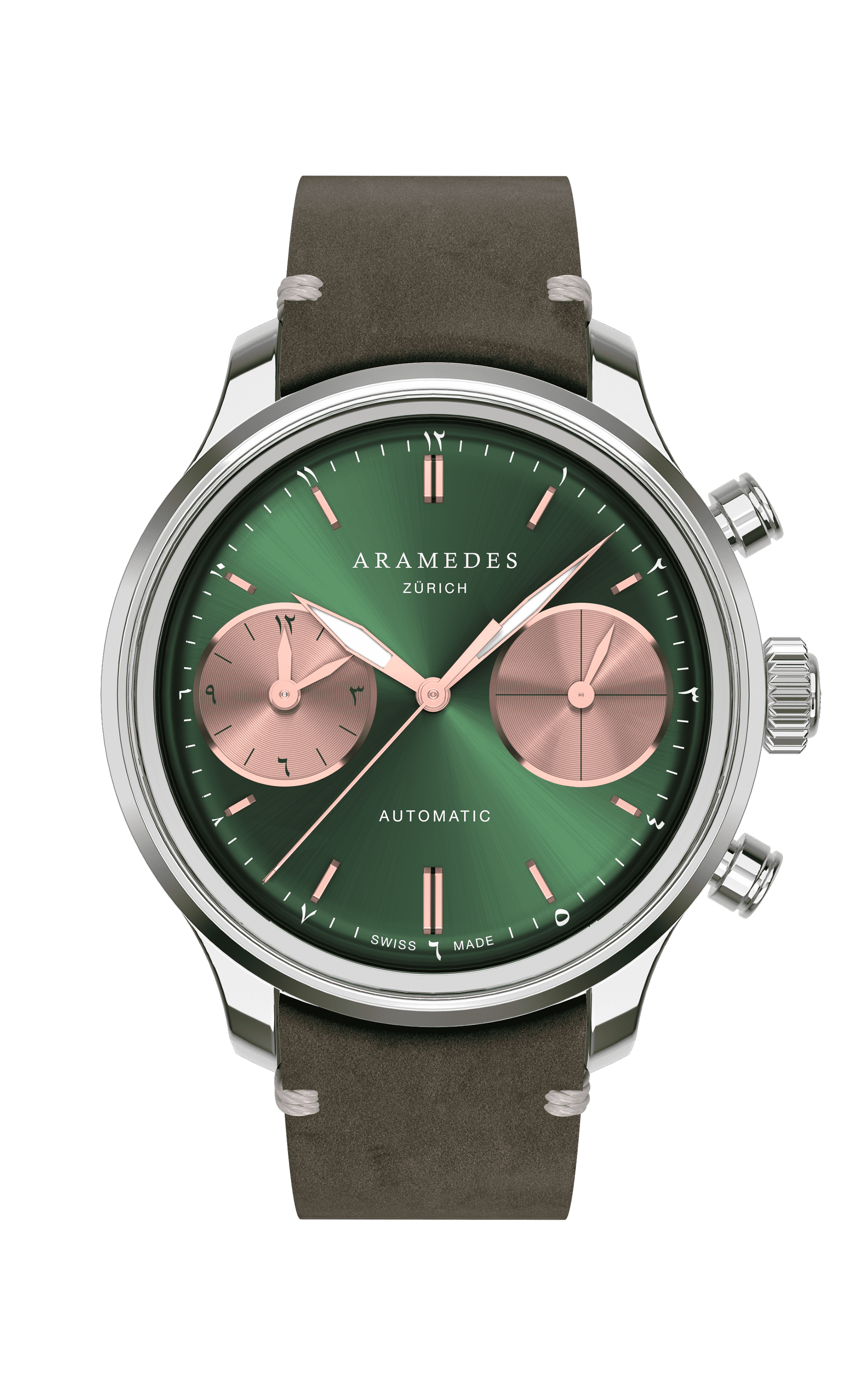 A product photo of the watch, Mastertimer Salat, from Aramedes.