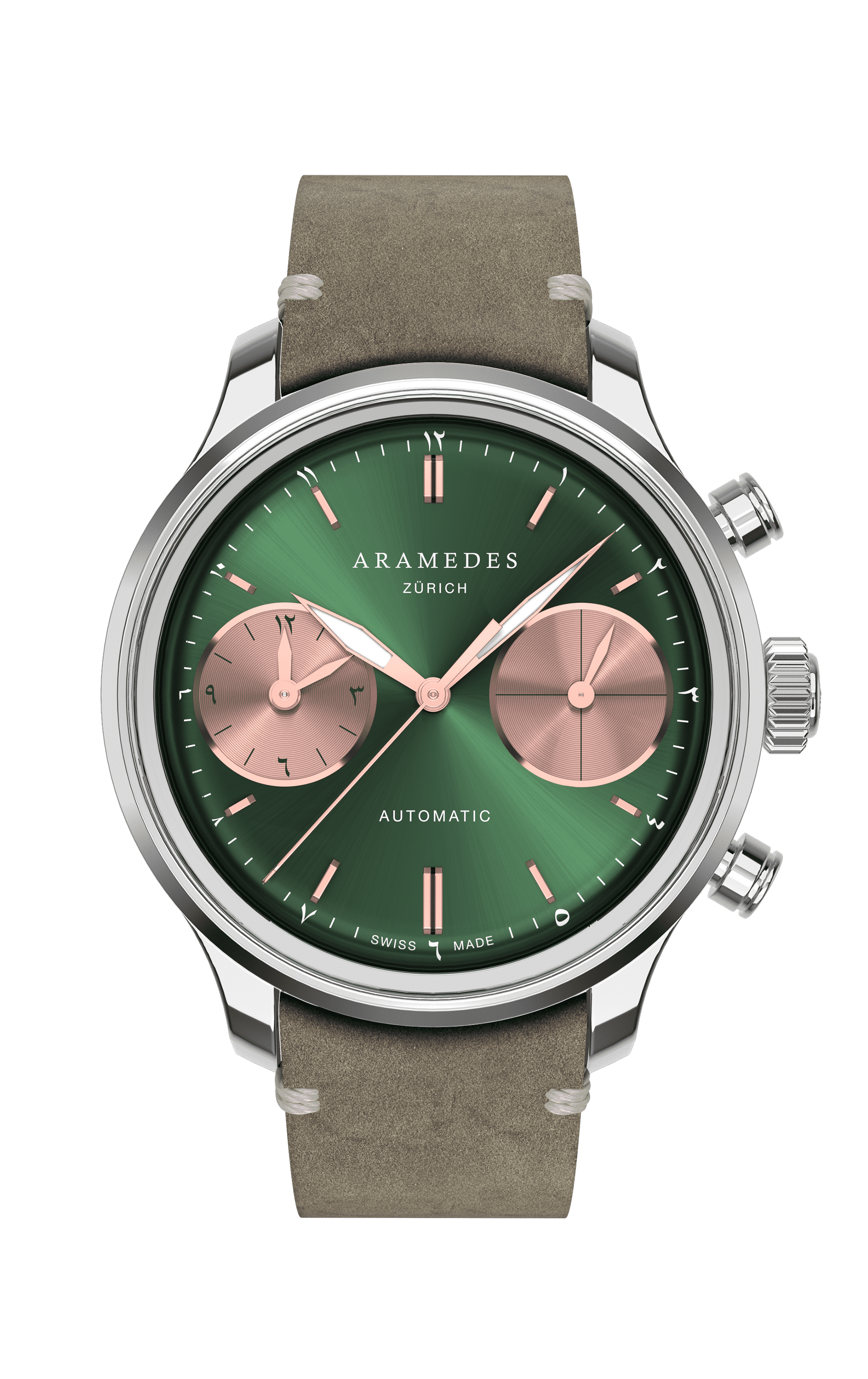 A product photo of the watch, Mastertimer Salat, from Aramedes.