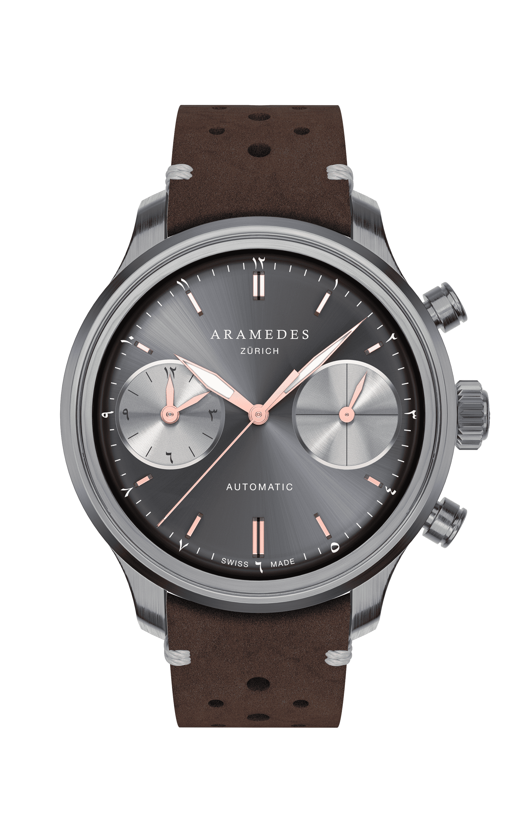 A product photo of the watch, Mastertimer Salat, from Aramedes.