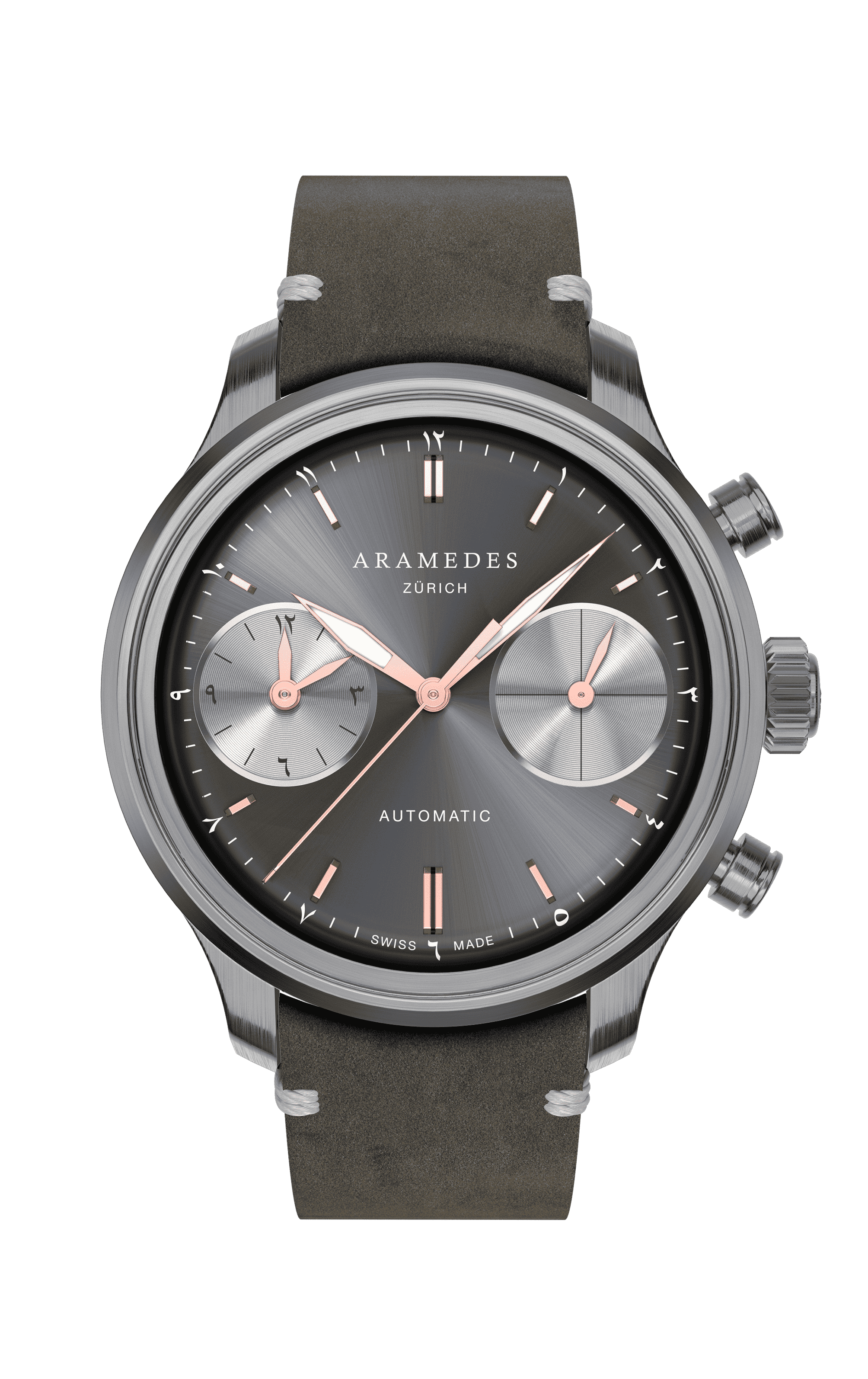 A product photo of the watch, Mastertimer Salat, from Aramedes.