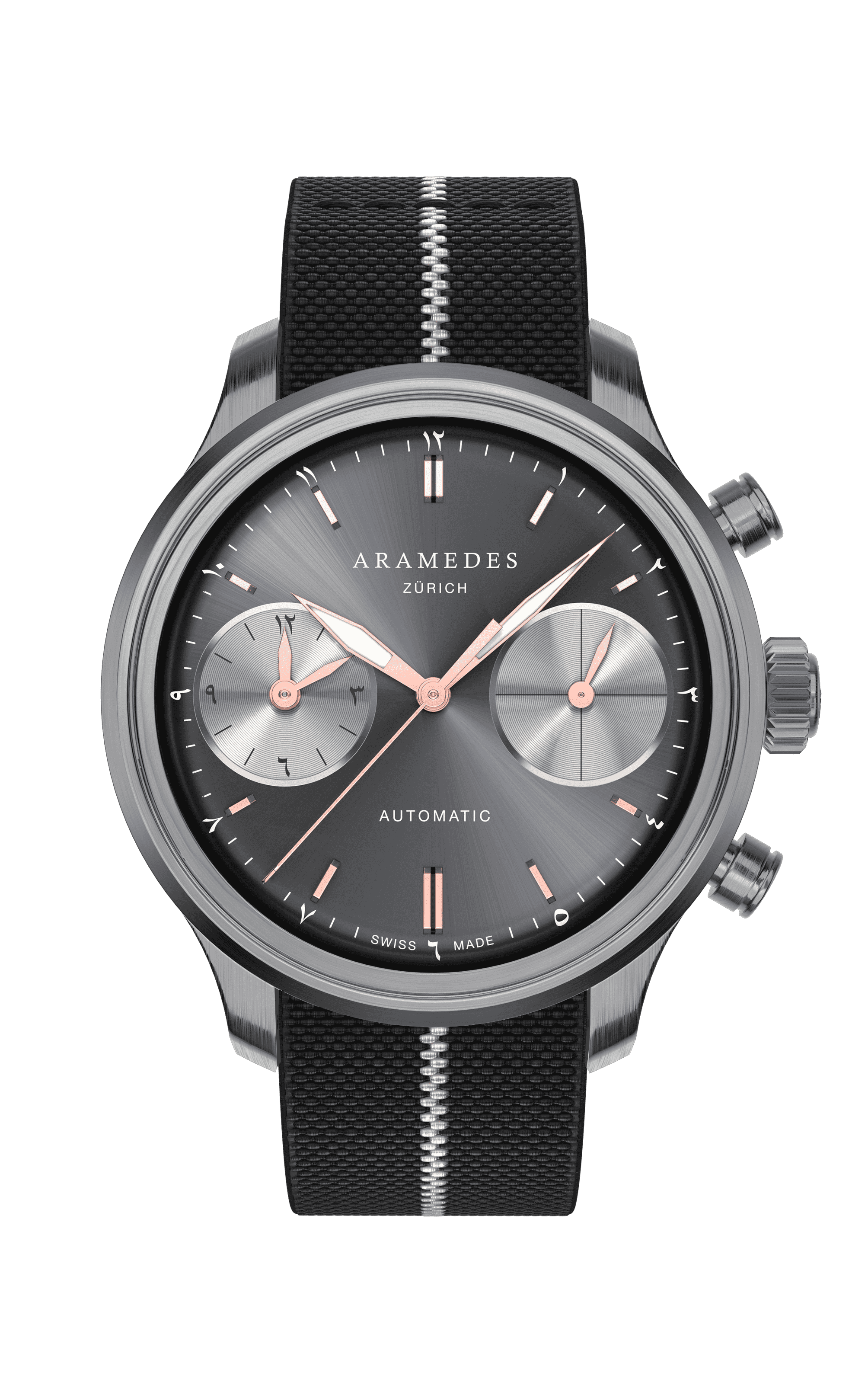 A product photo of the watch, Mastertimer Salat, from Aramedes.