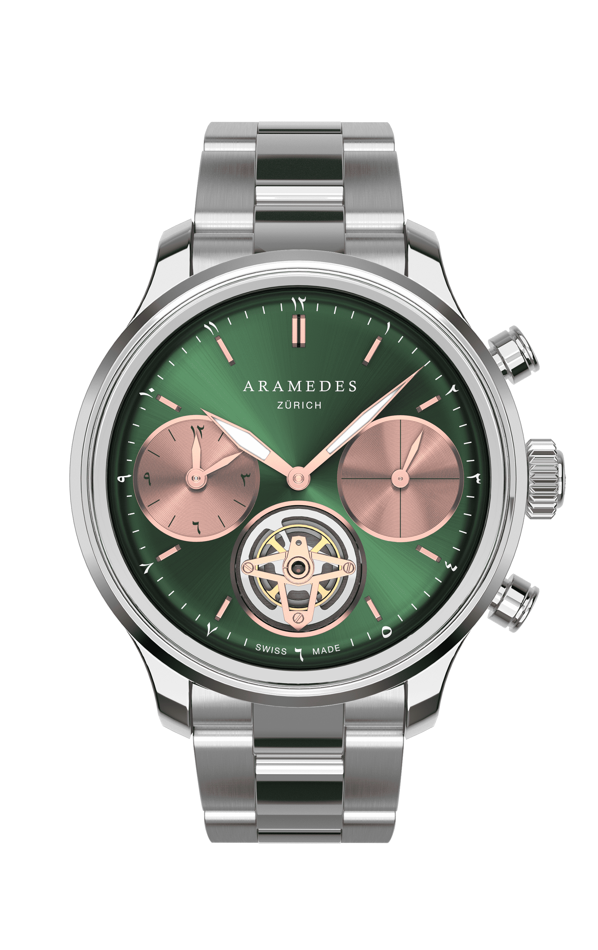 A product photo of the watch, Mastertimer Salat Tourbillon Automatic - ST.20.00.01, from Aramedes.