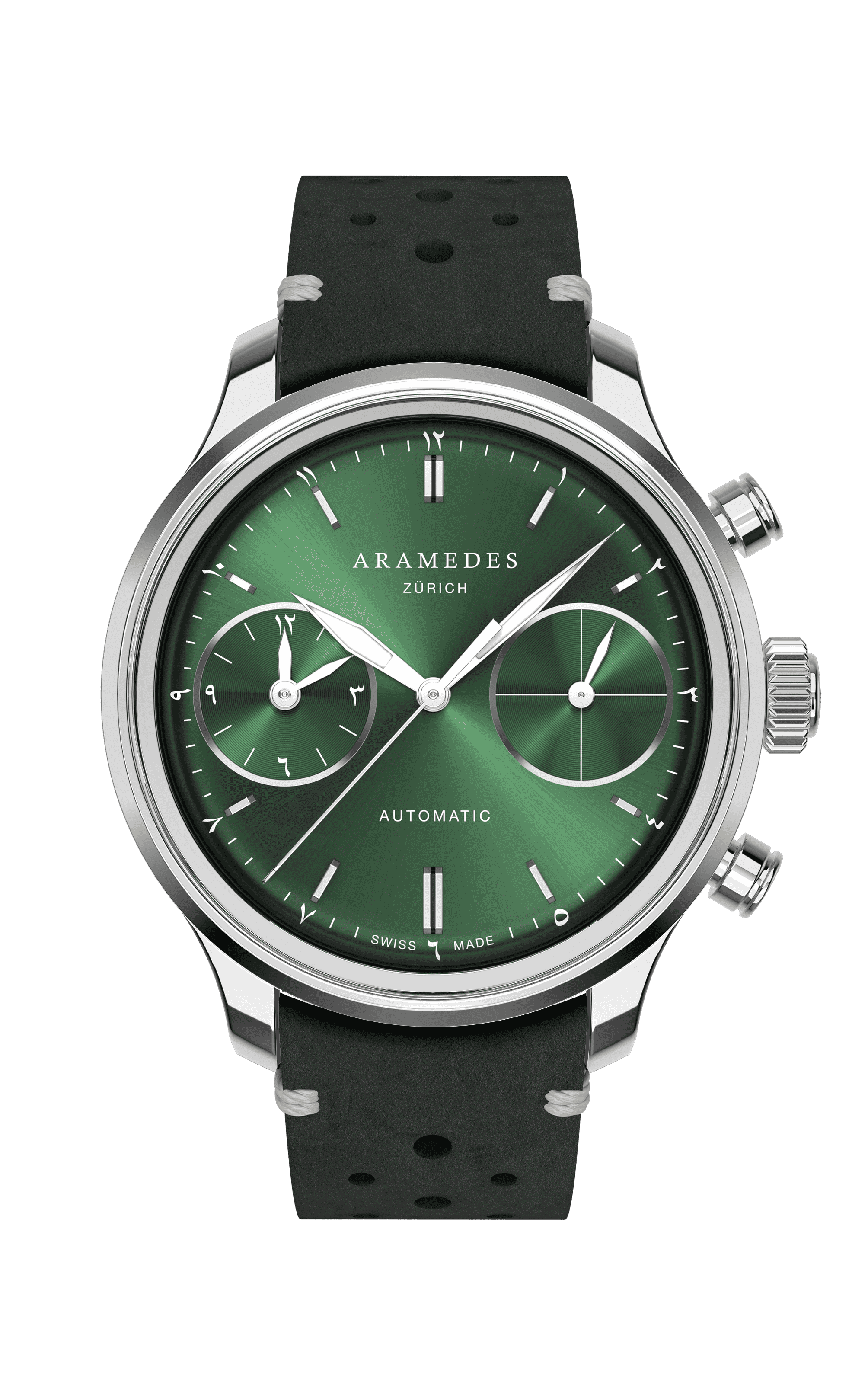 A product photo of the watch, Mastertimer Salat, from Aramedes.