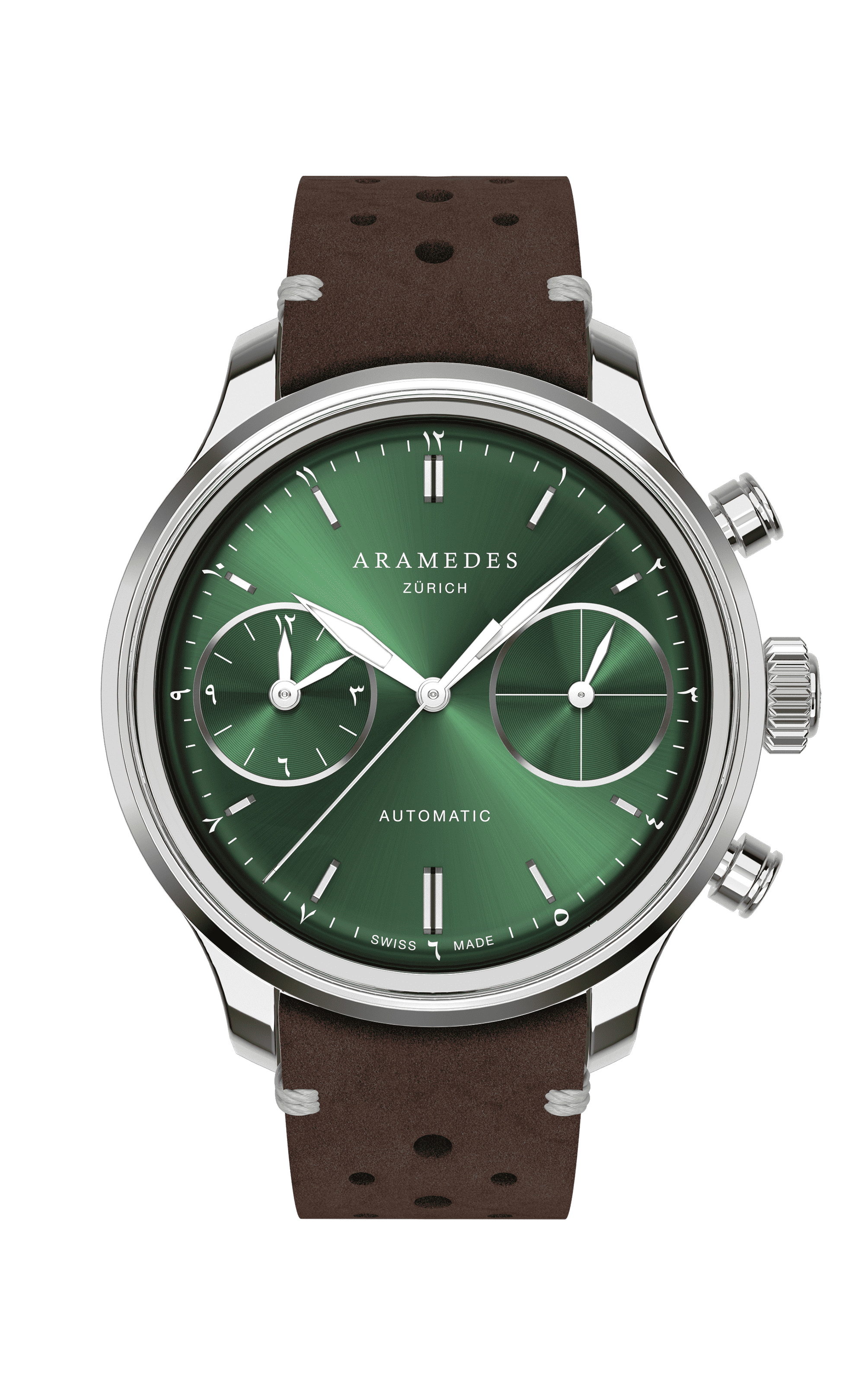 A product photo of the watch, Mastertimer Salat, from Aramedes.