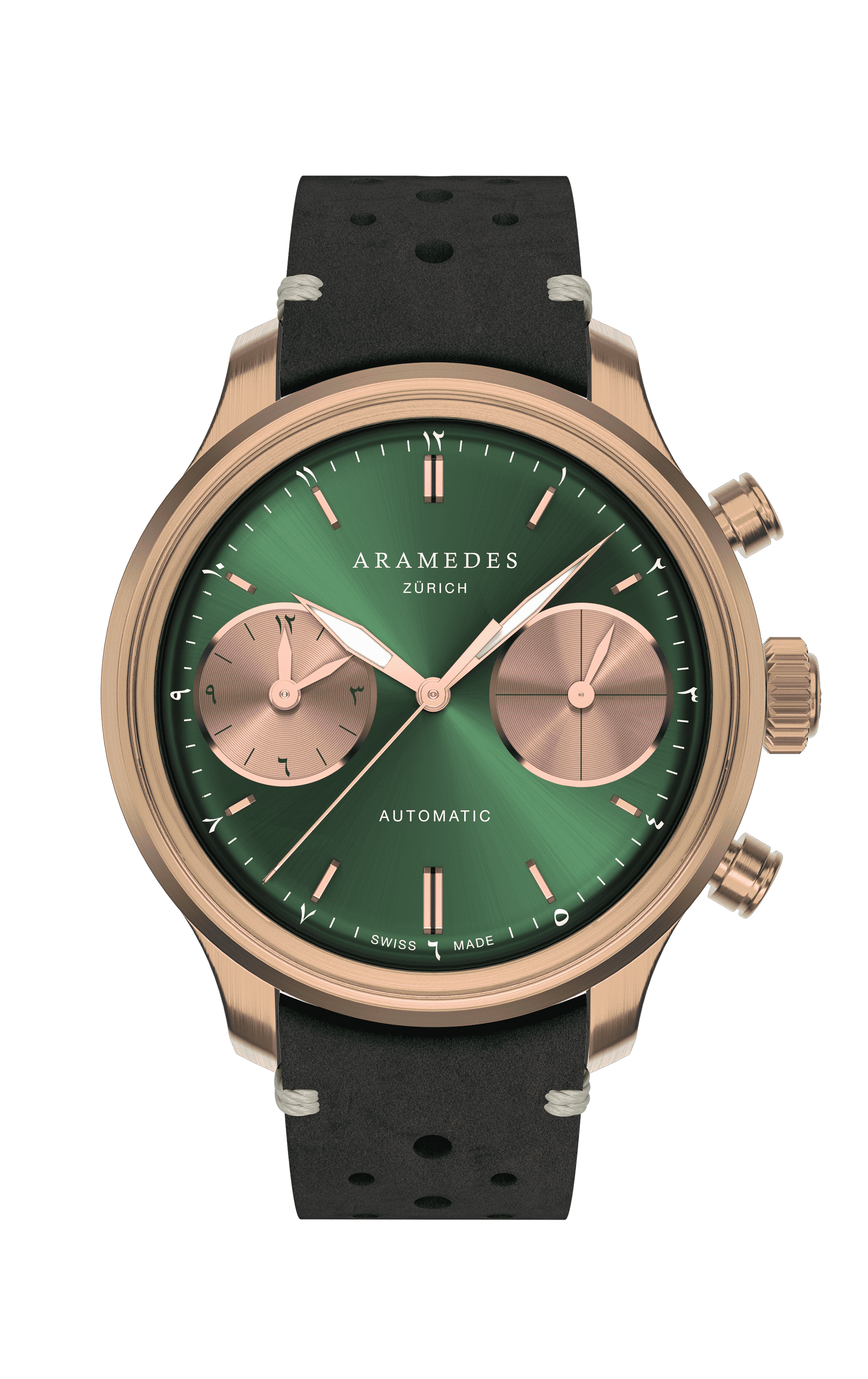 A product photo of the watch, Mastertimer Salat, from Aramedes.