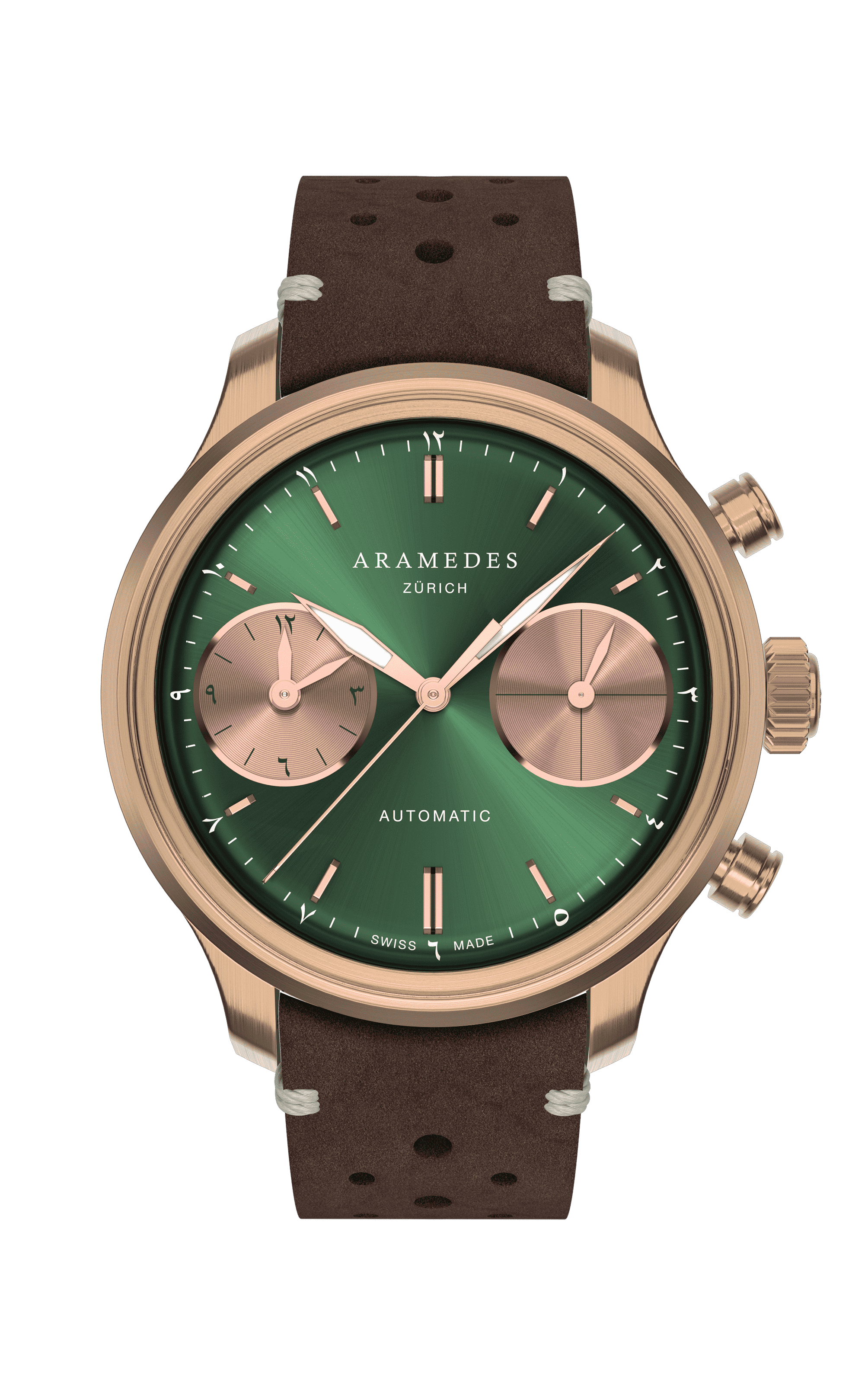 A product photo of the watch, Mastertimer Salat, from Aramedes.